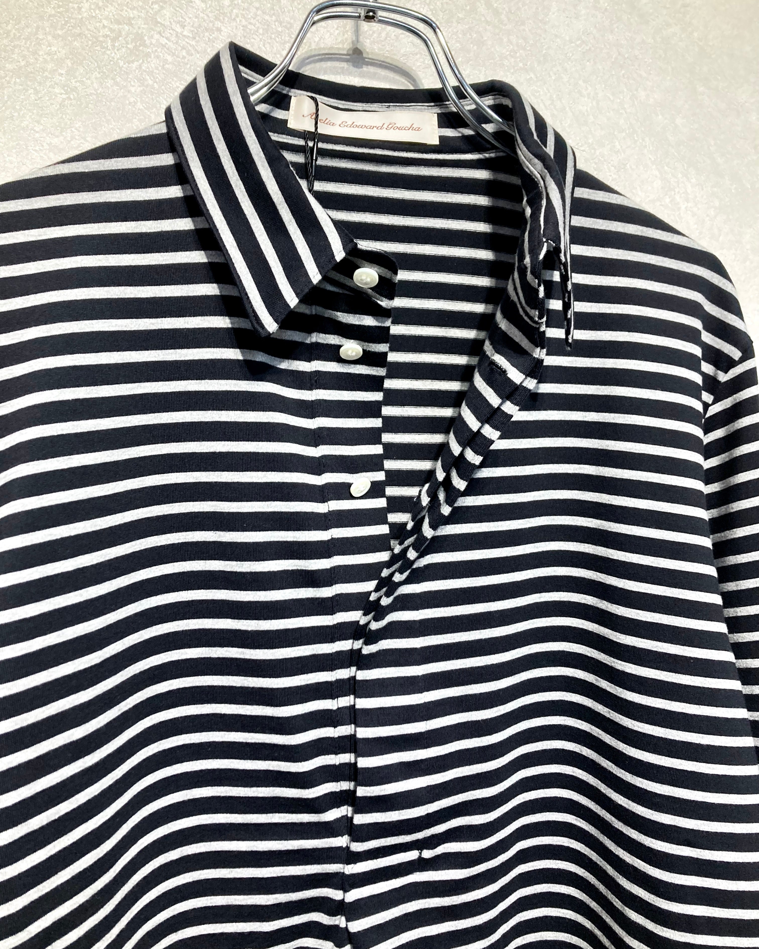 ABELIA EDOWARD GOUCHA / LS POLO - Black