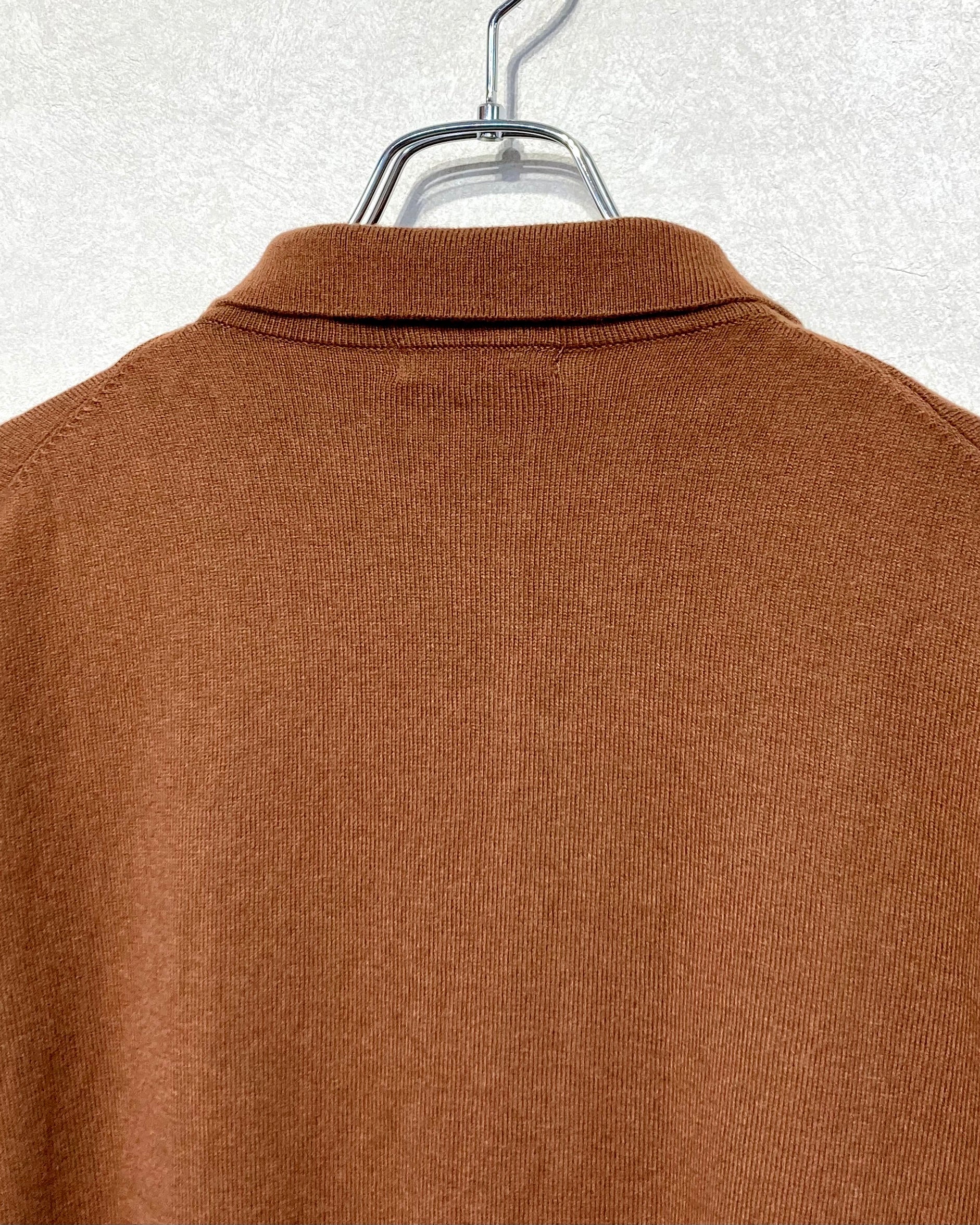 ROTOL / CASHMERE BLEND KNIT SHIRT - Brown