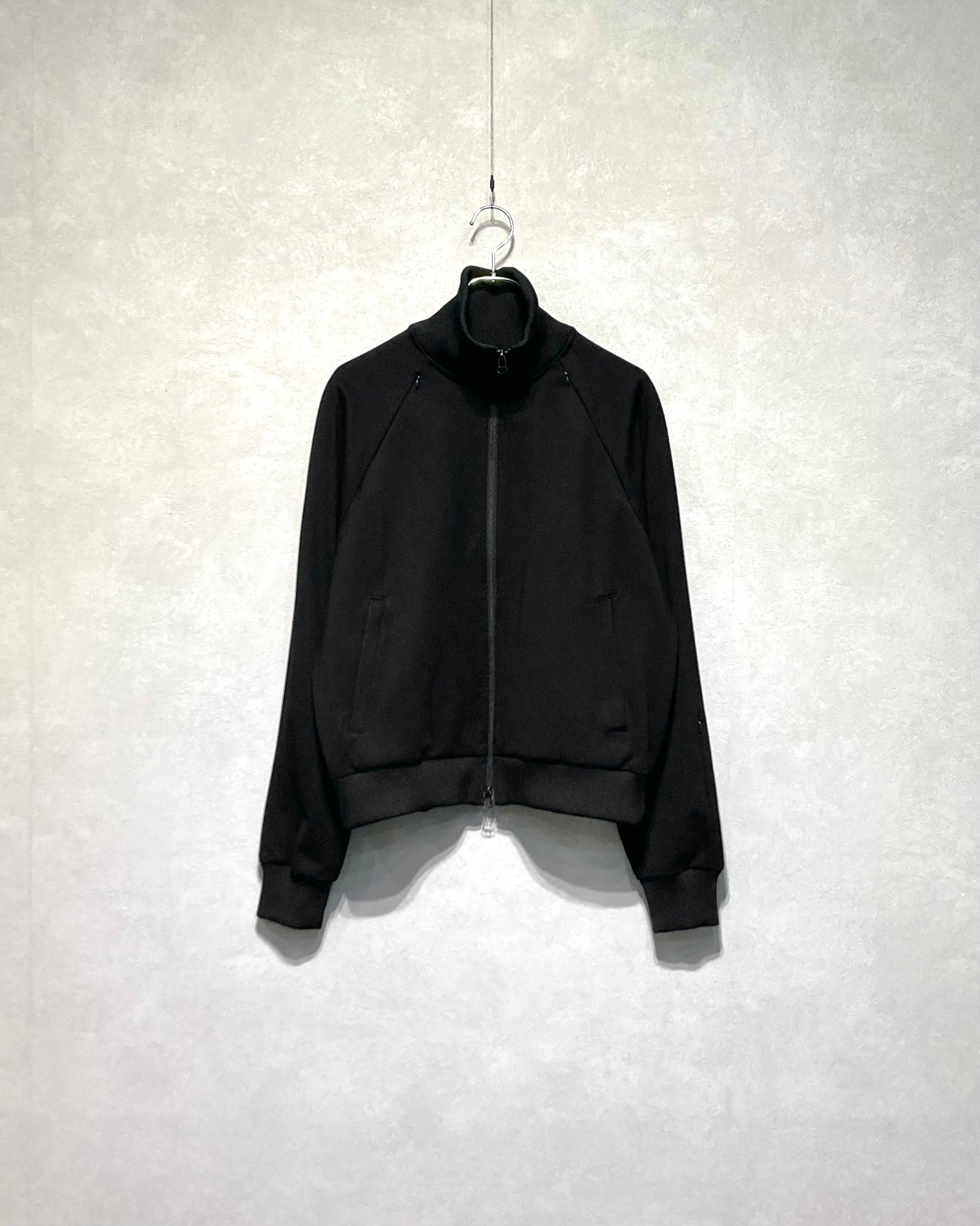 ROTOL / SMOOTH JERSEY TRACK JACKET - Black