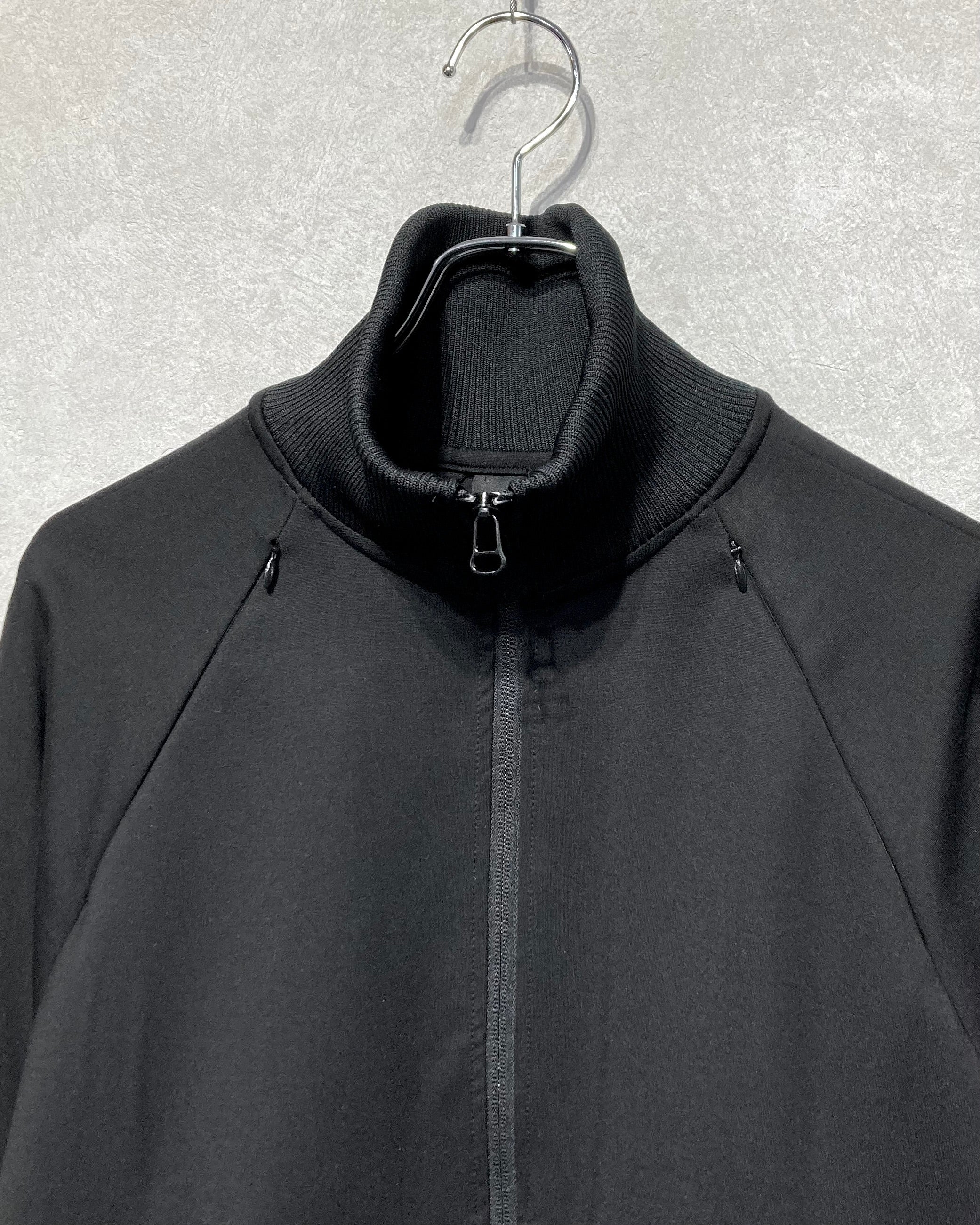 ROTOL / SMOOTH JERSEY TRACK JACKET - Black