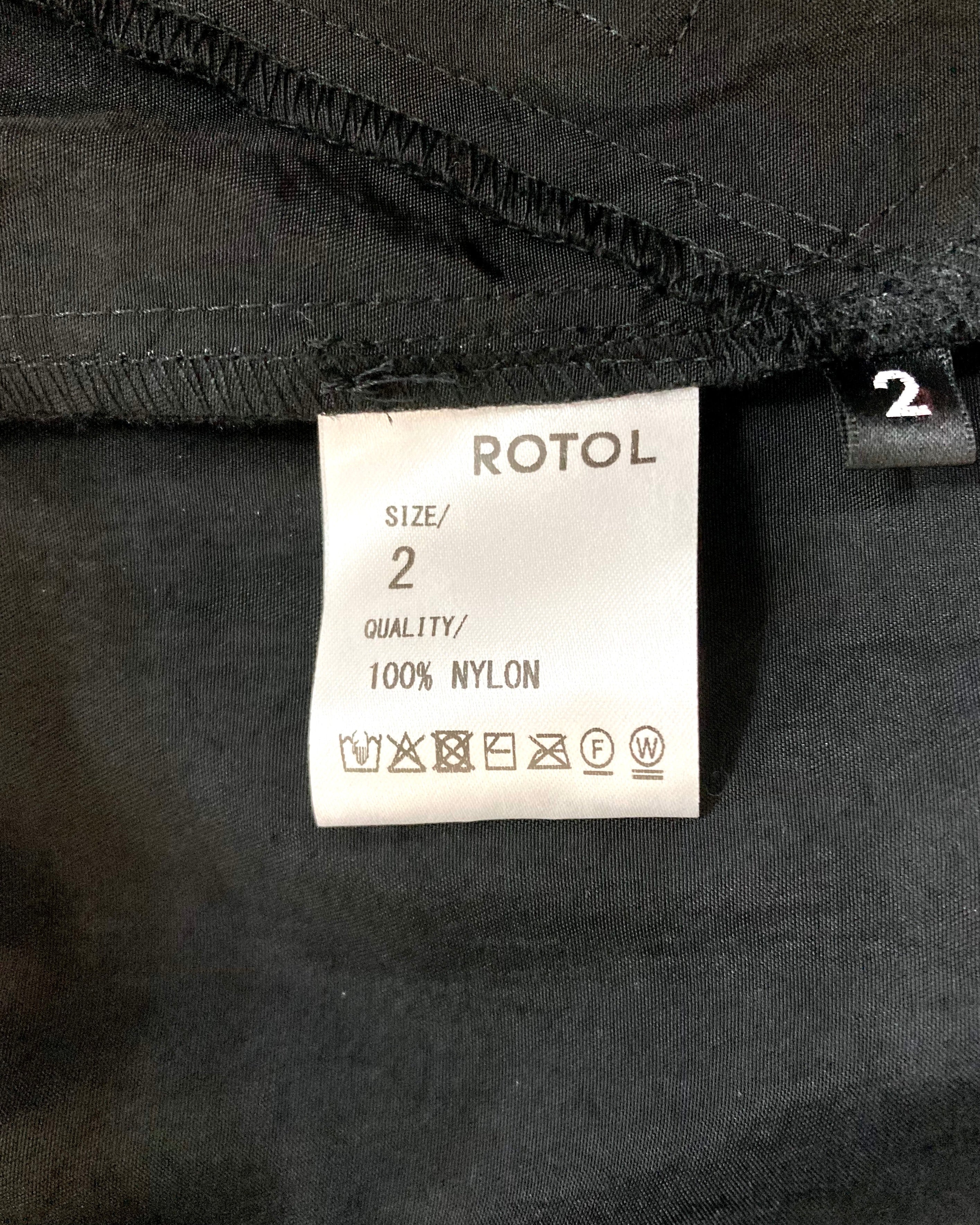 ROTOL / VENTILATIED NYLON BLOUSON - Black