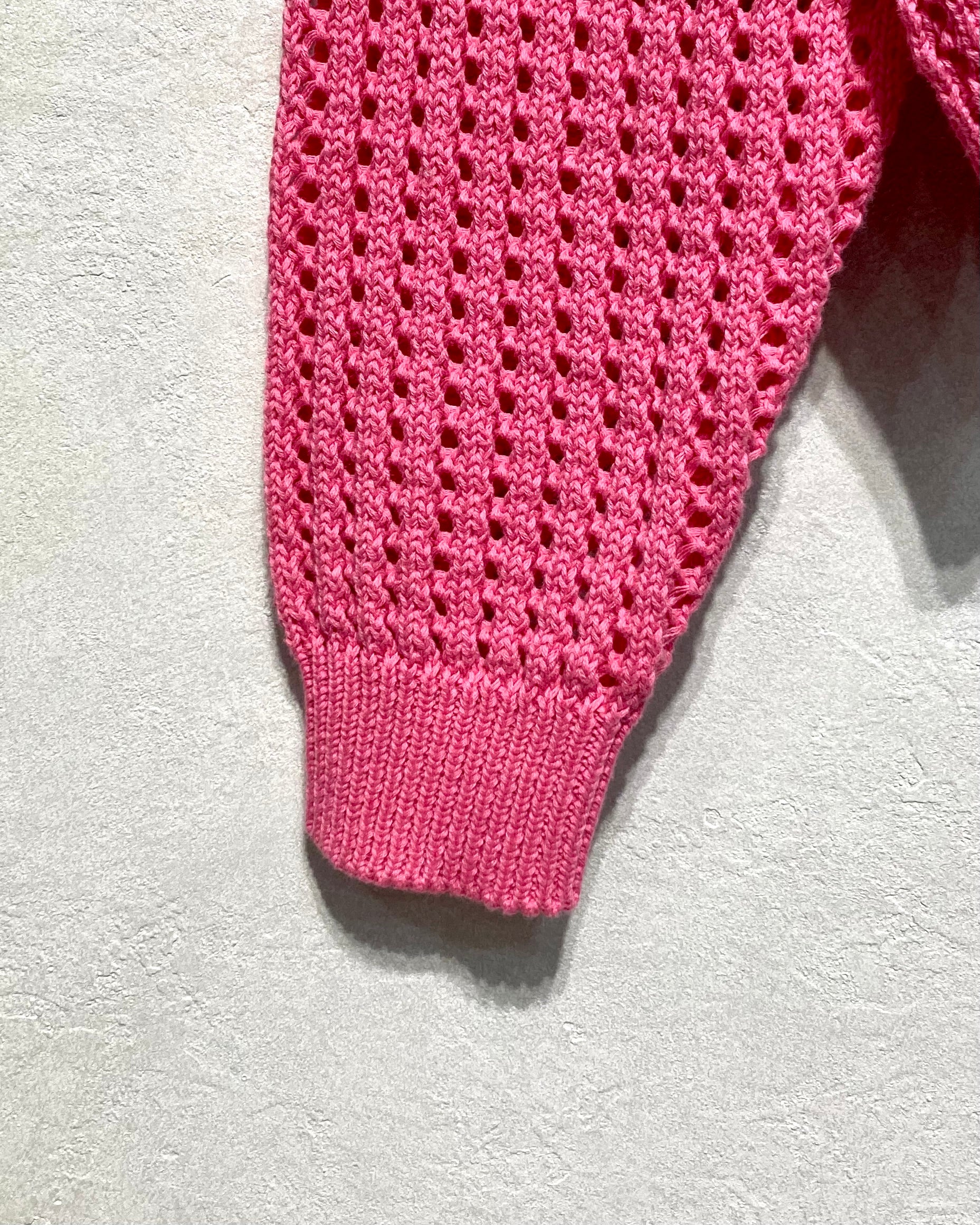 REFOMED / GUARD KNIT SWEATER - Pink