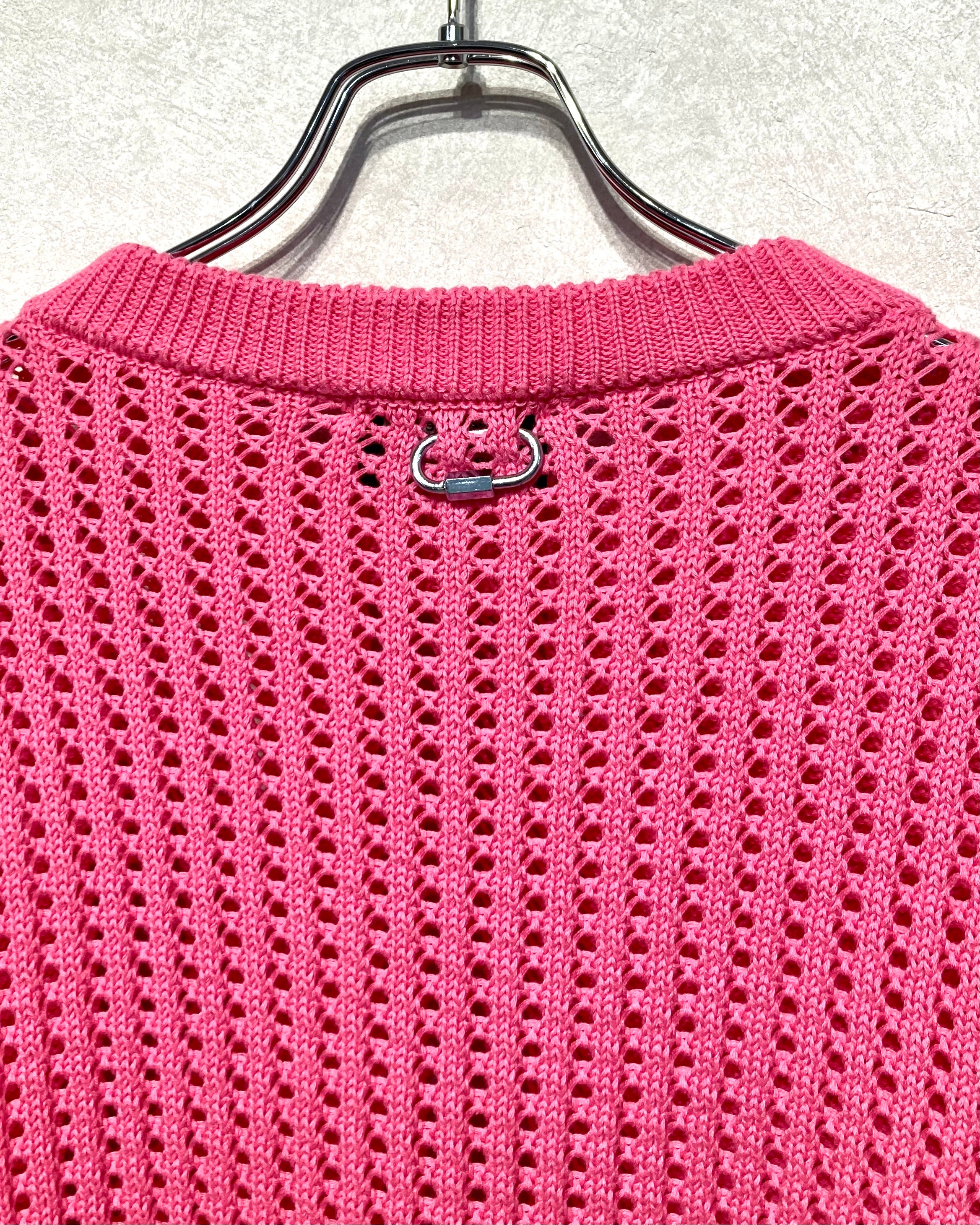 REFOMED / GUARD KNIT SWEATER - Pink