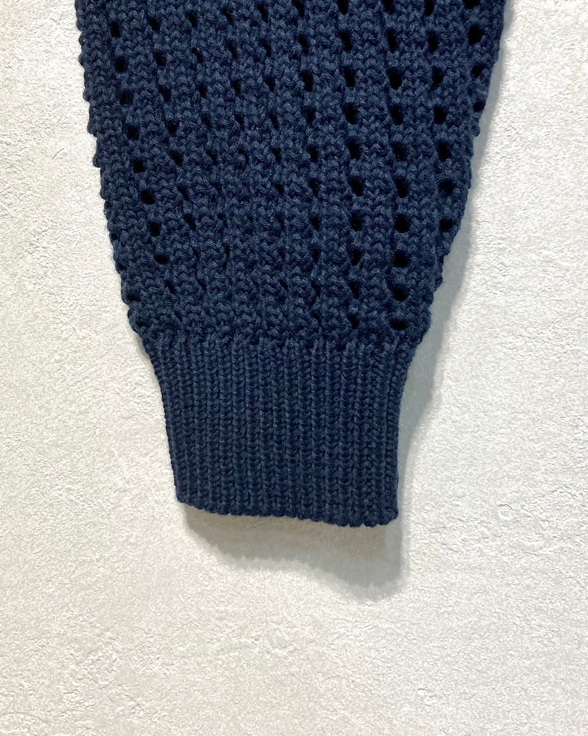 REFOMED / GUARD KNIT SWEATER - Navy