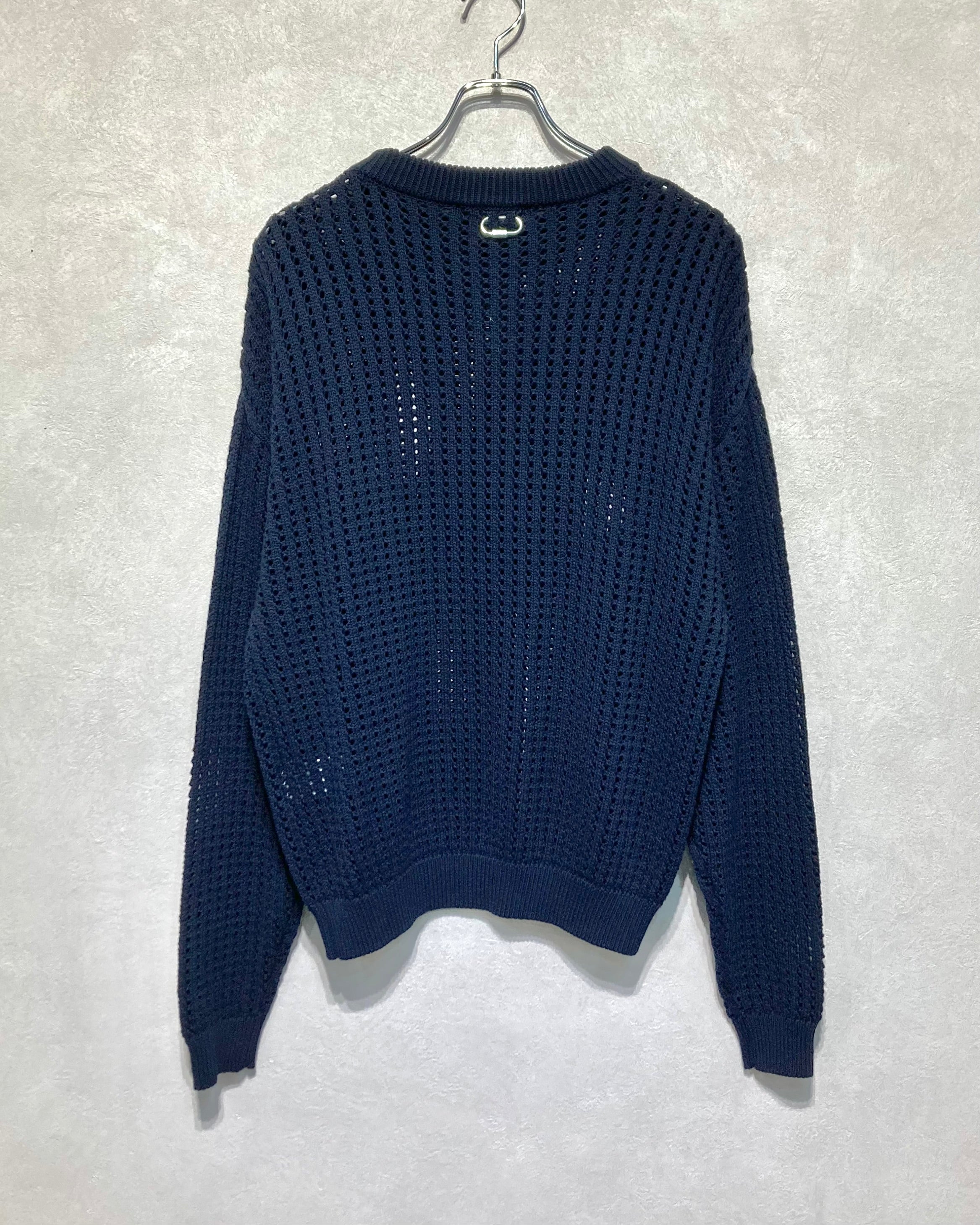 REFOMED / GUARD KNIT SWEATER - Navy
