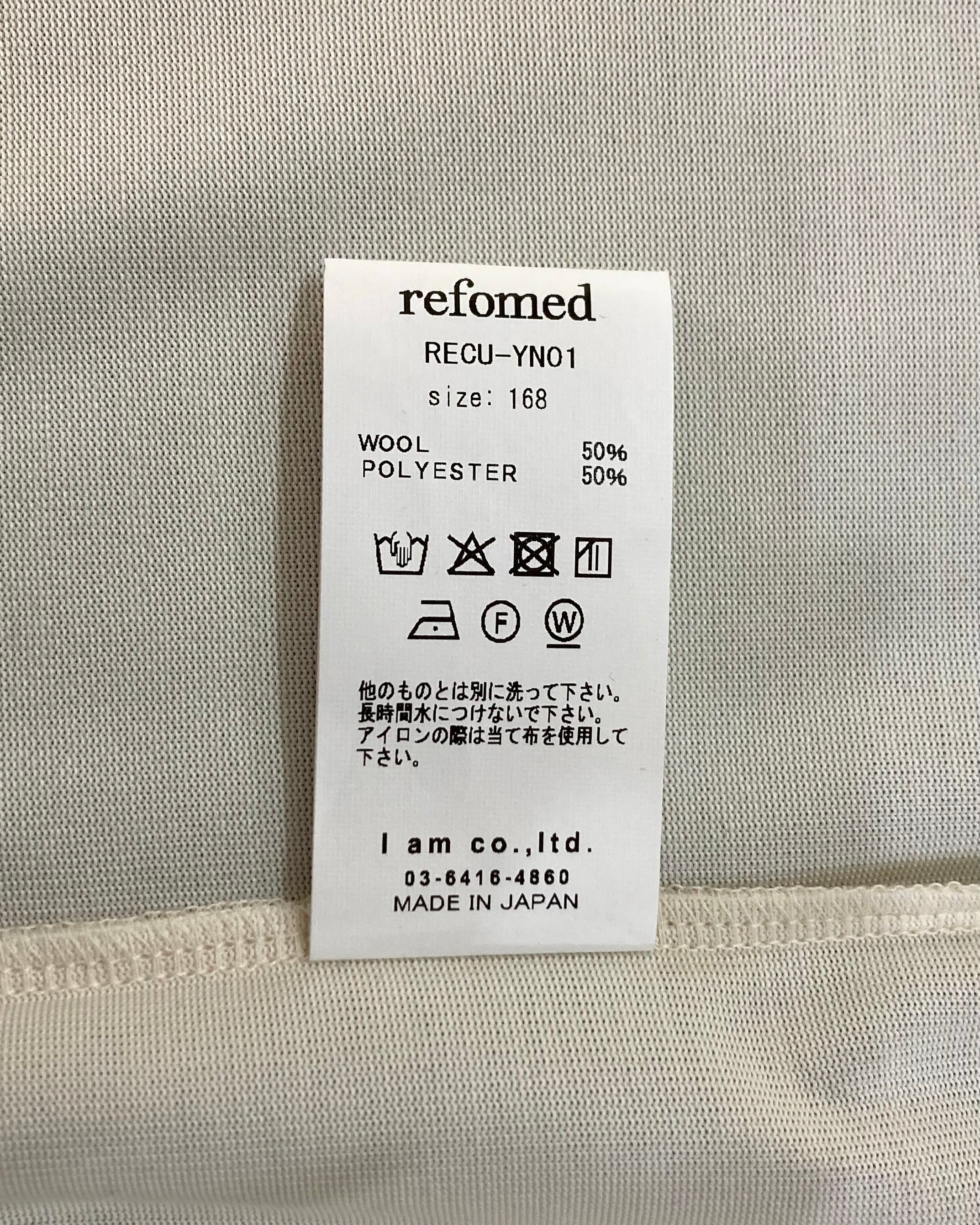 REFOMED / WOOL BASE - White