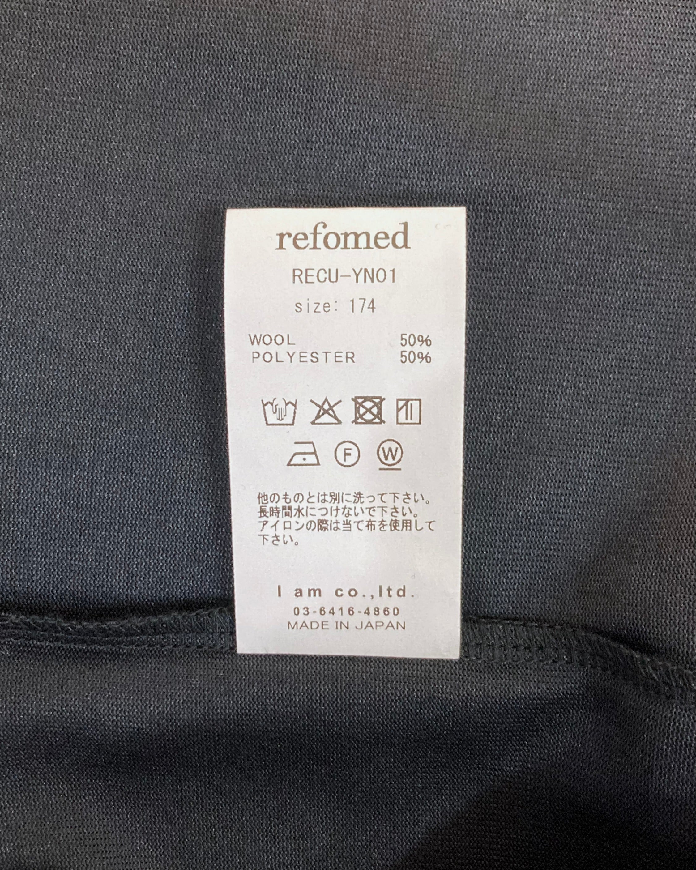 REFOMED / WOOL BASE - Black
