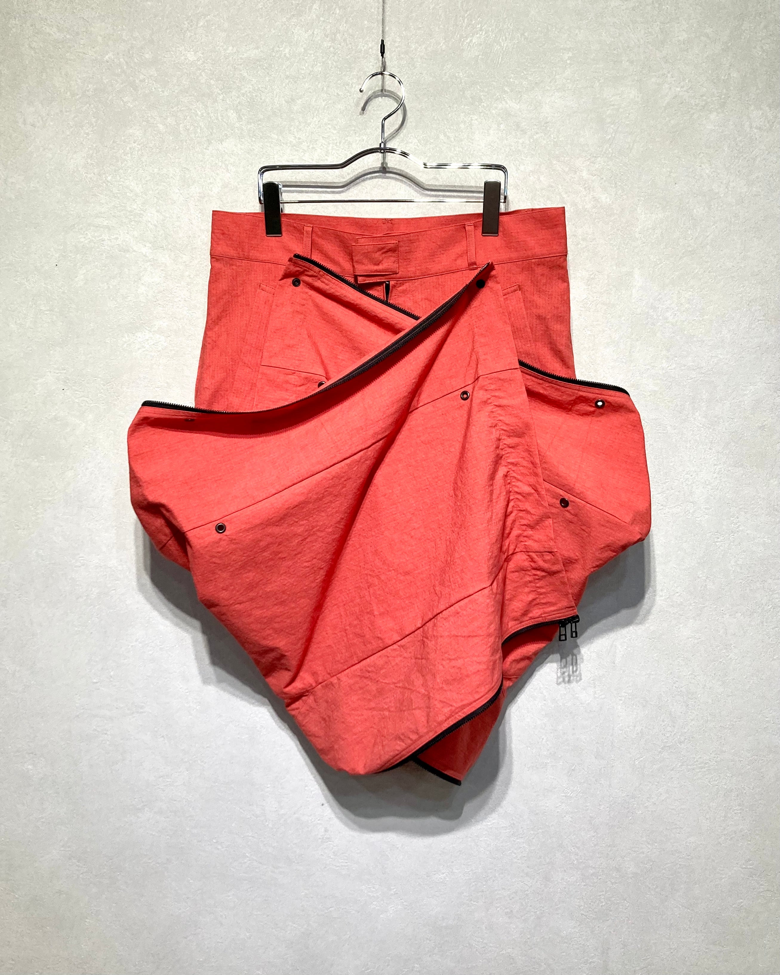 JIAN YE / FANG AIR FORCE PANTS (SKIRT) - Orange