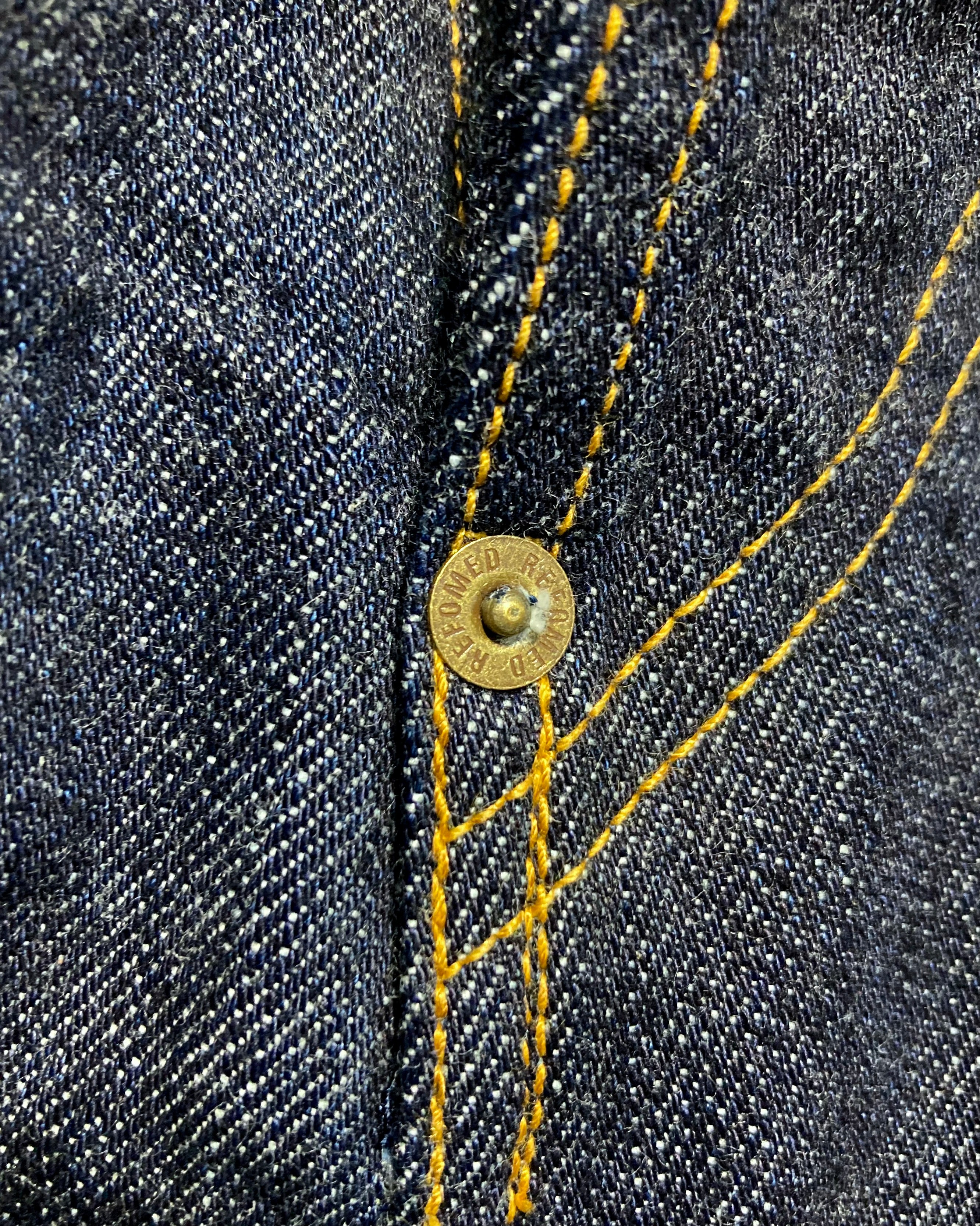 REFOMED / OLD MAN DENIM PANTS "OW" - Indigo