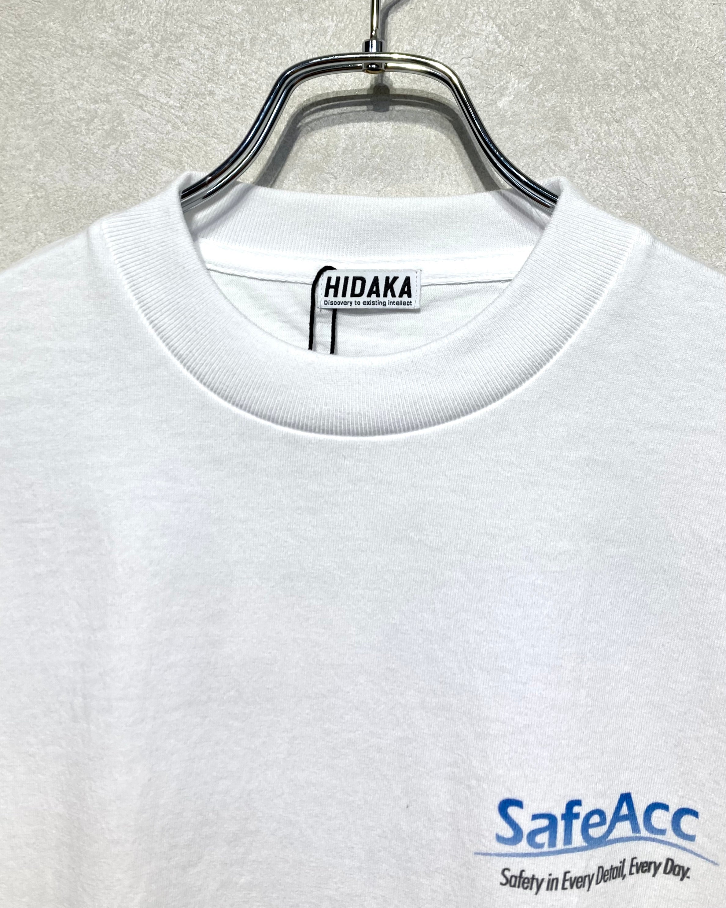 HIDAKA / X-RAY BAGGAGE TEE - White