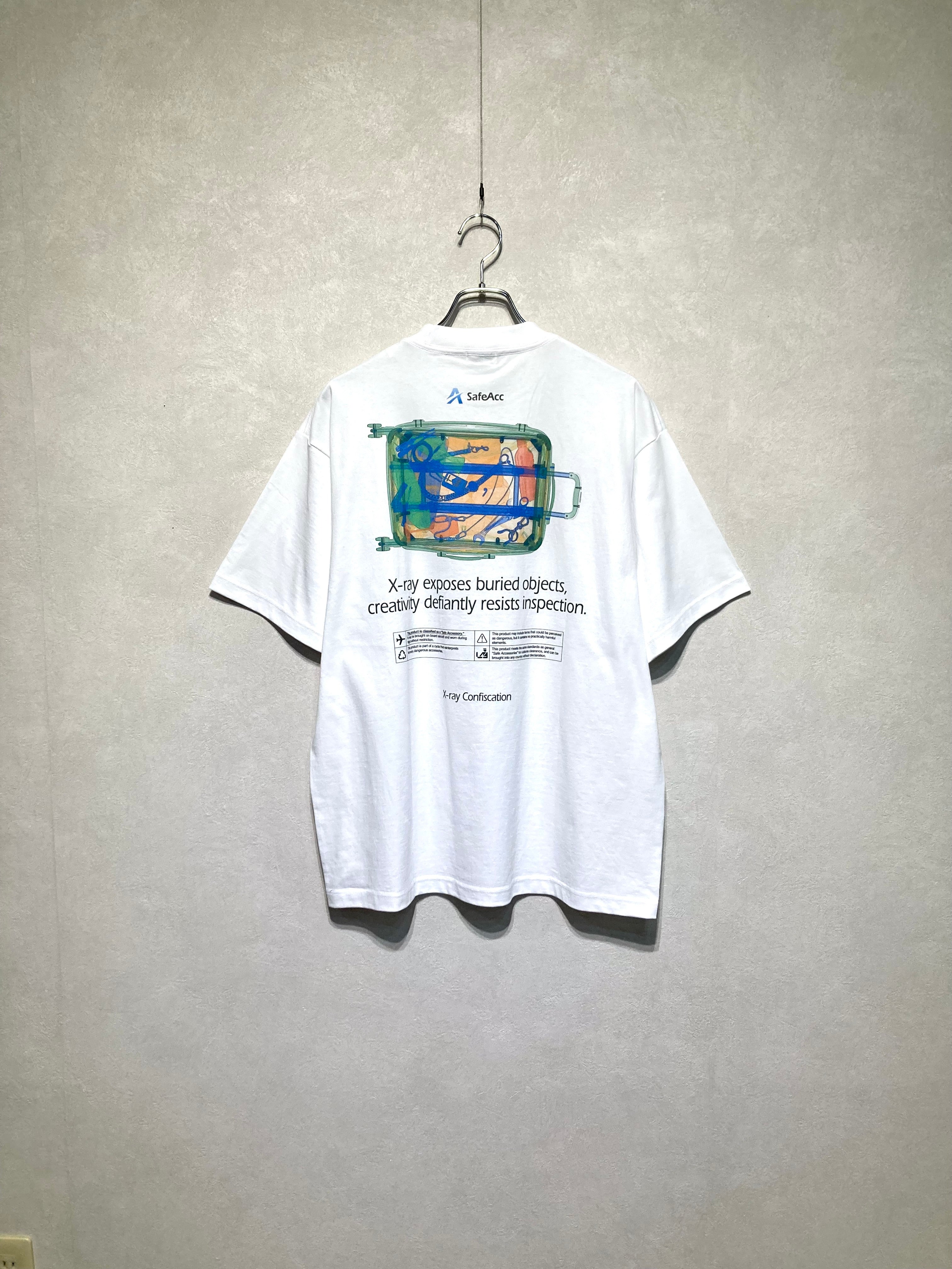 HIDAKA / X-RAY BAGGAGE TEE - White