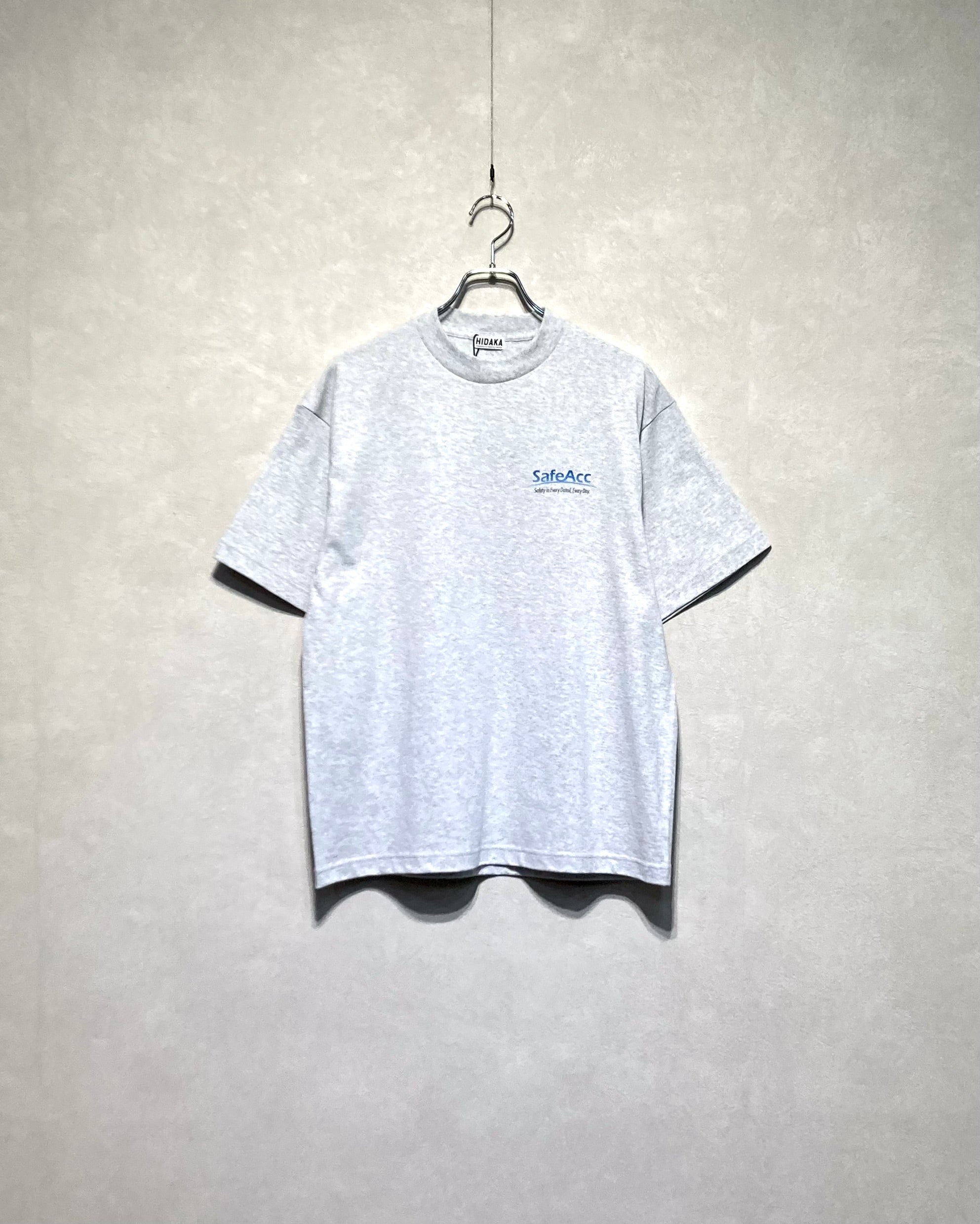 HIDAKA / X-RAY BAGGAGE TEE - Ash