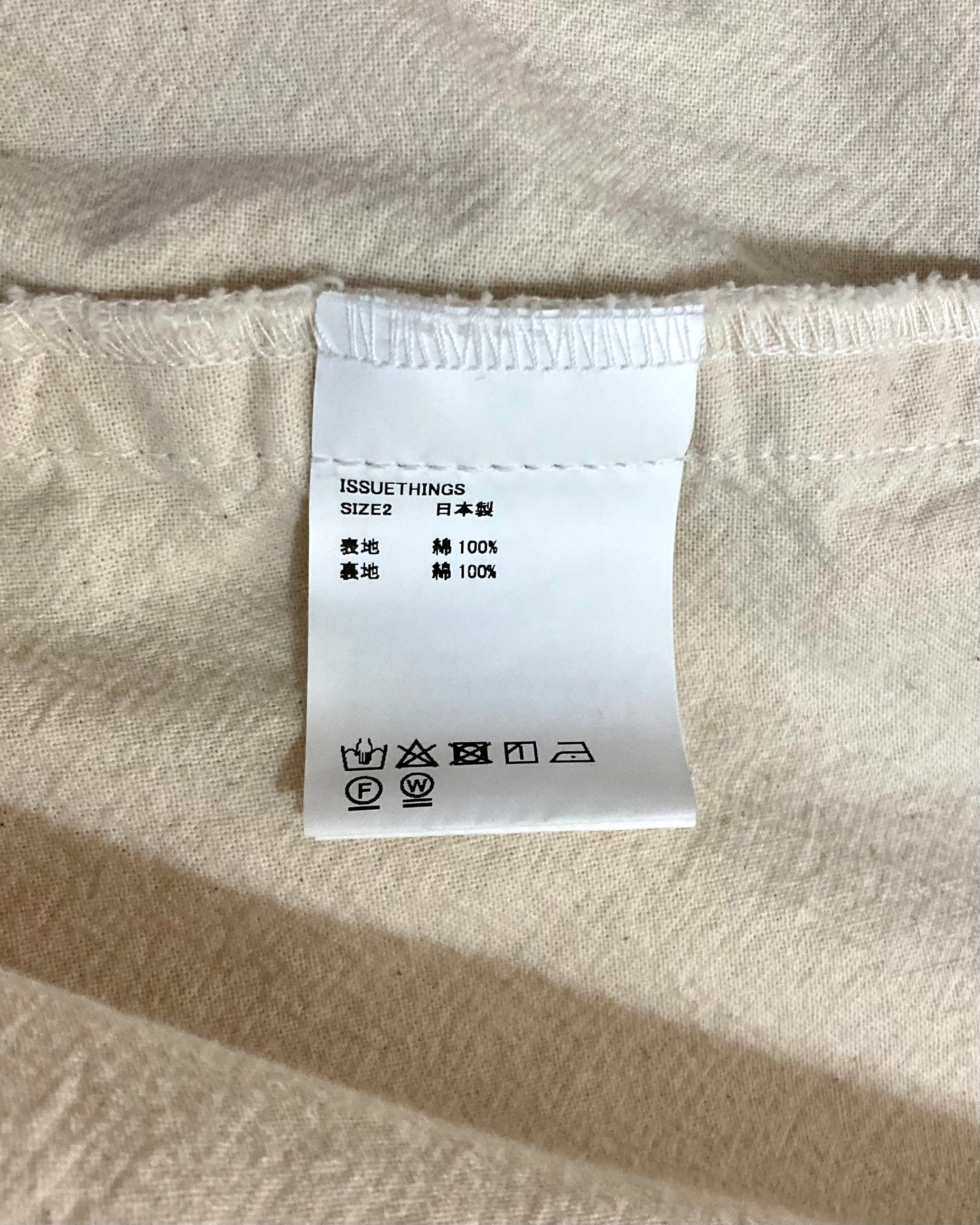 ISSUETHINGS / TYPE106/Jacket/Cotton1 - Natural white