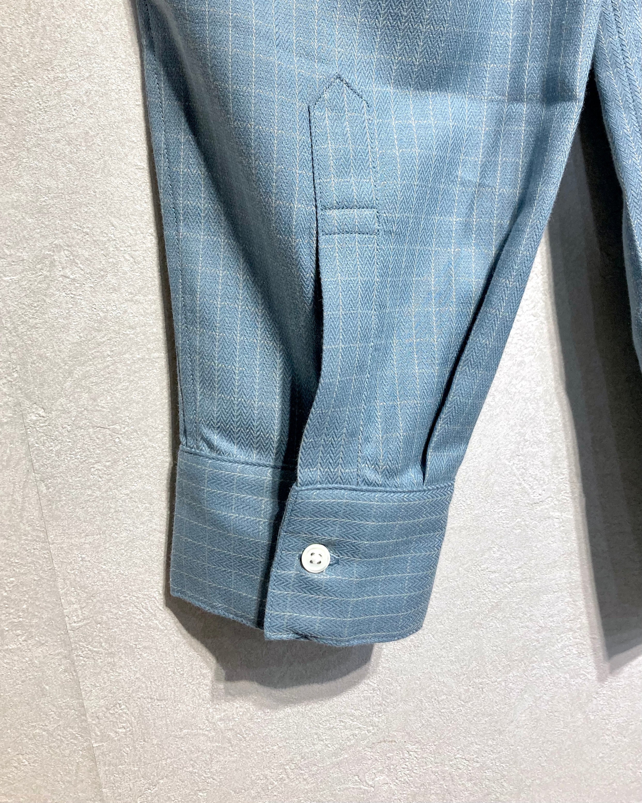 ISSUETHINGS / TYPE102/Shirt/Cotton - Light blue