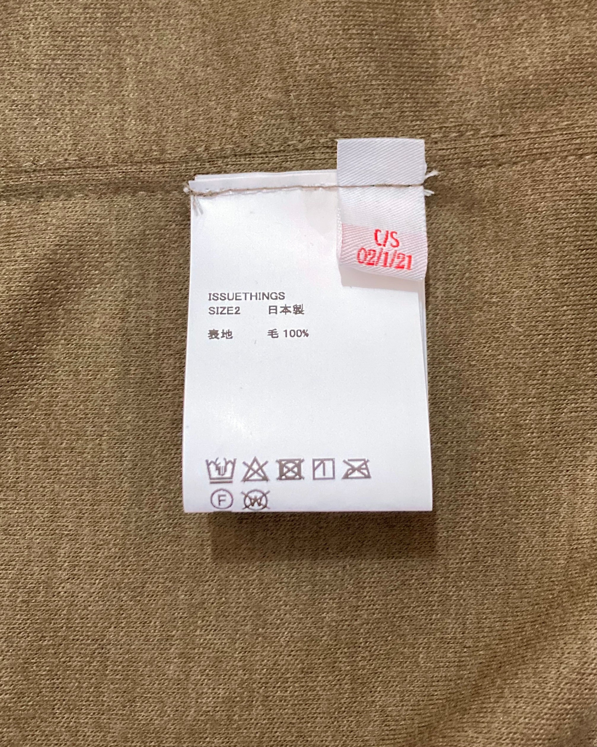 ISSUETHINGS / TYPE109/Cut&sew - Khaki