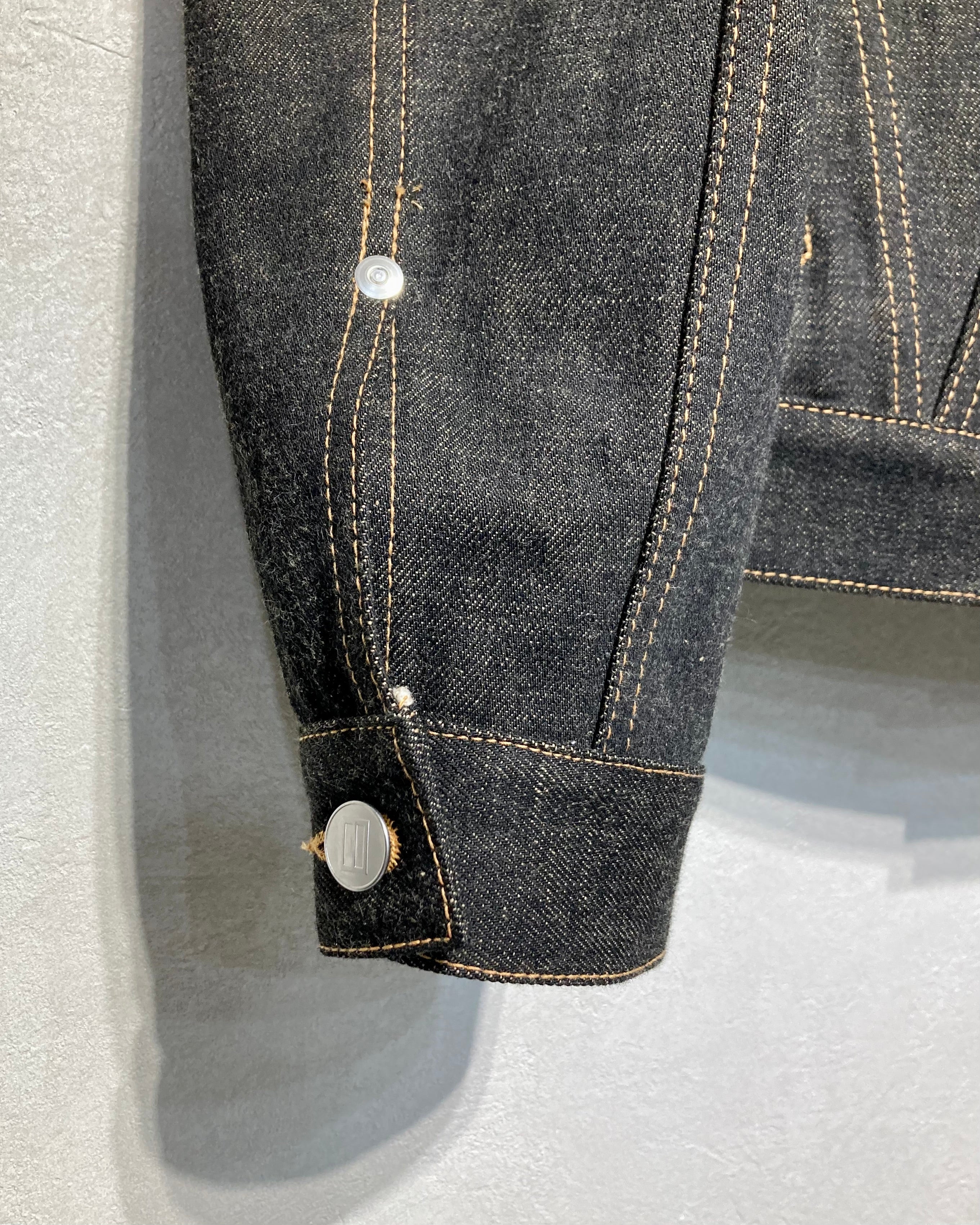 DAISUKE TANABE / COFFEE BLACK DENIM JACKET - Black