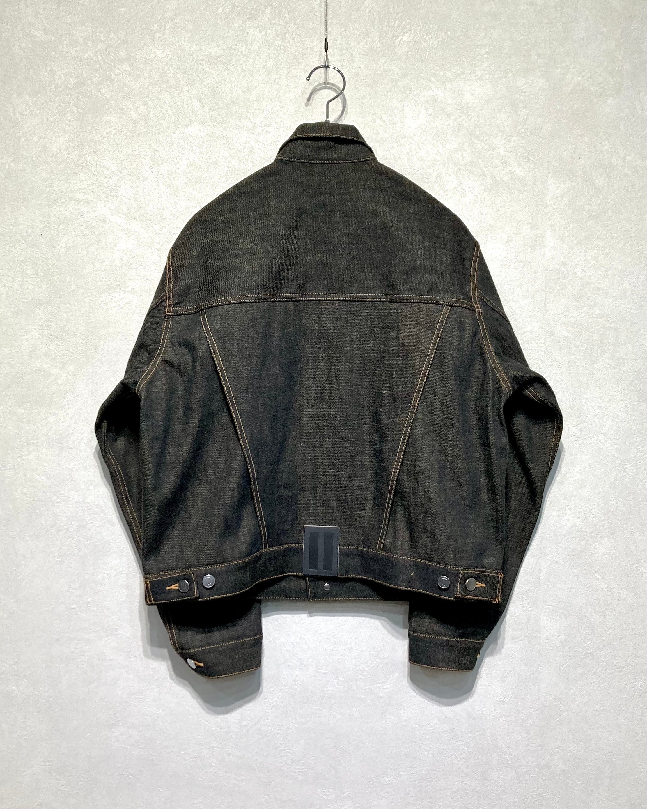 DAISUKE TANABE / COFFEE BLACK DENIM JACKET - Black