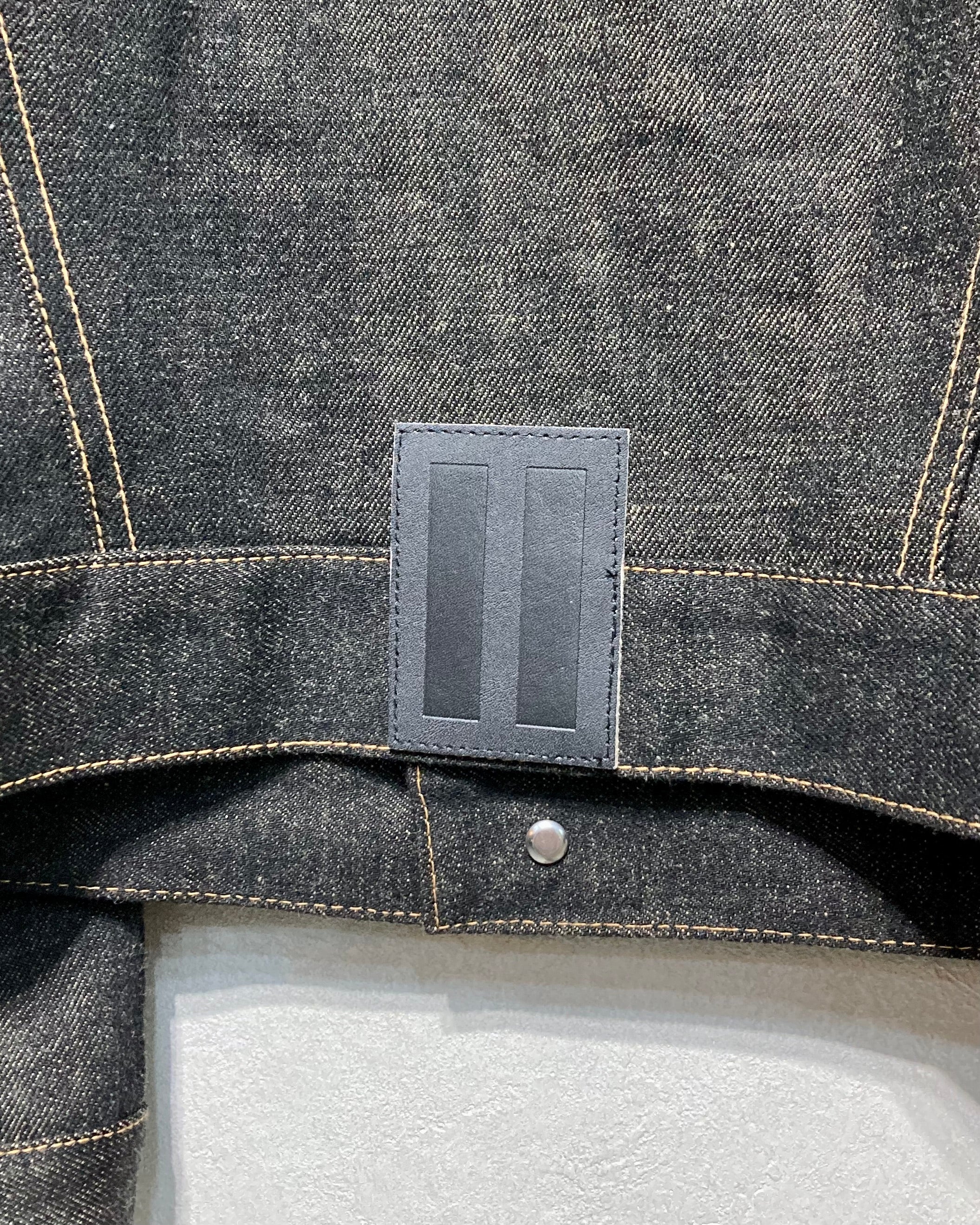 DAISUKE TANABE / COFFEE BLACK DENIM JACKET - Black