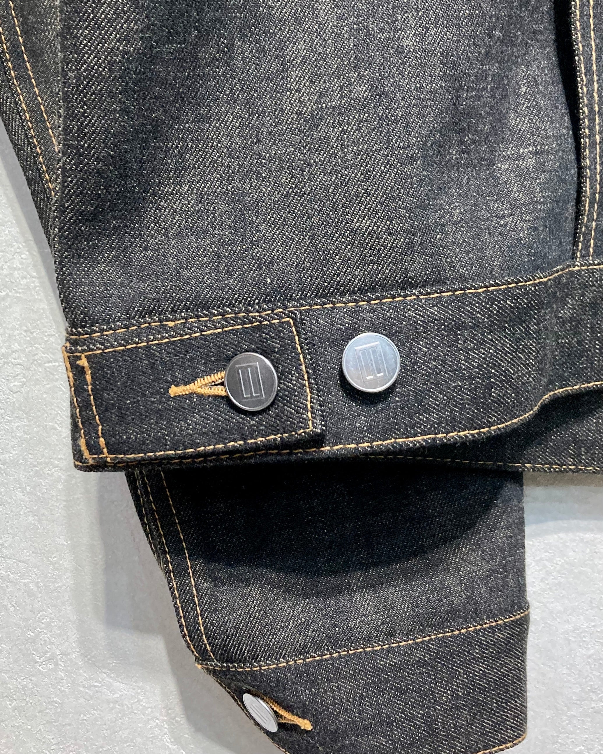 DAISUKE TANABE / COFFEE BLACK DENIM JACKET - Black