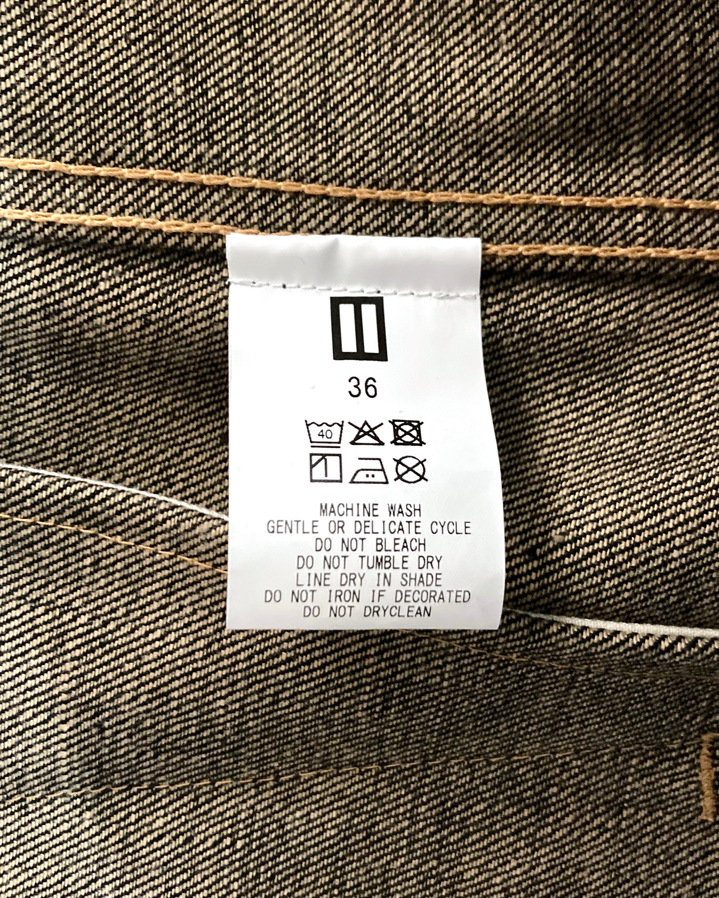 DAISUKE TANABE / COFFEE BLACK DENIM JACKET - Black