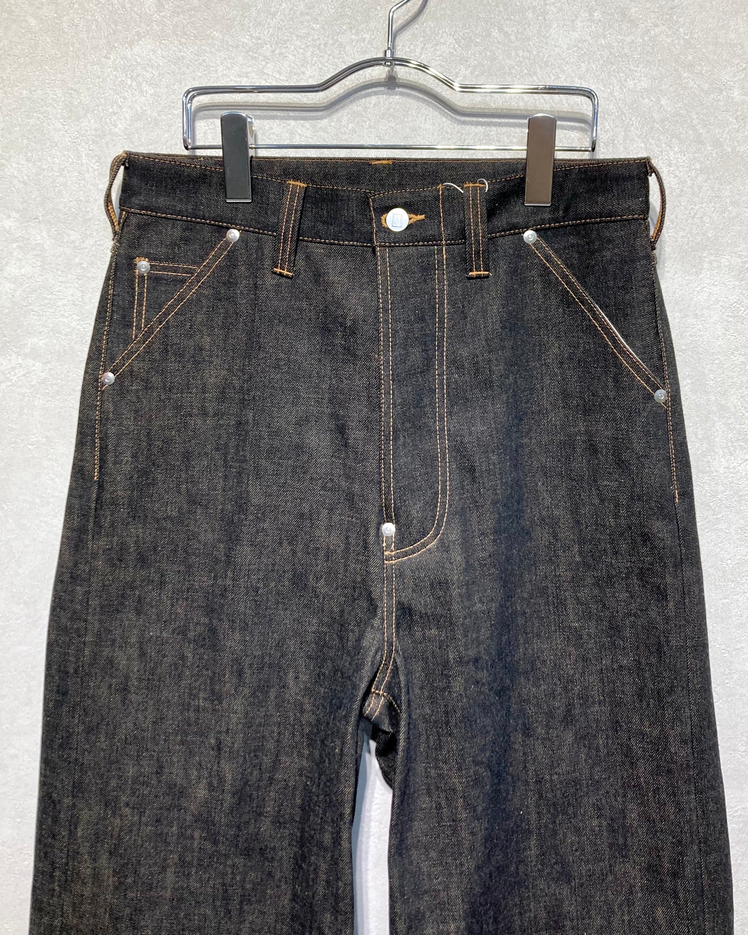 DAISUKE TANABE / COFFEE BLACK DENIM TROUSERS - Black