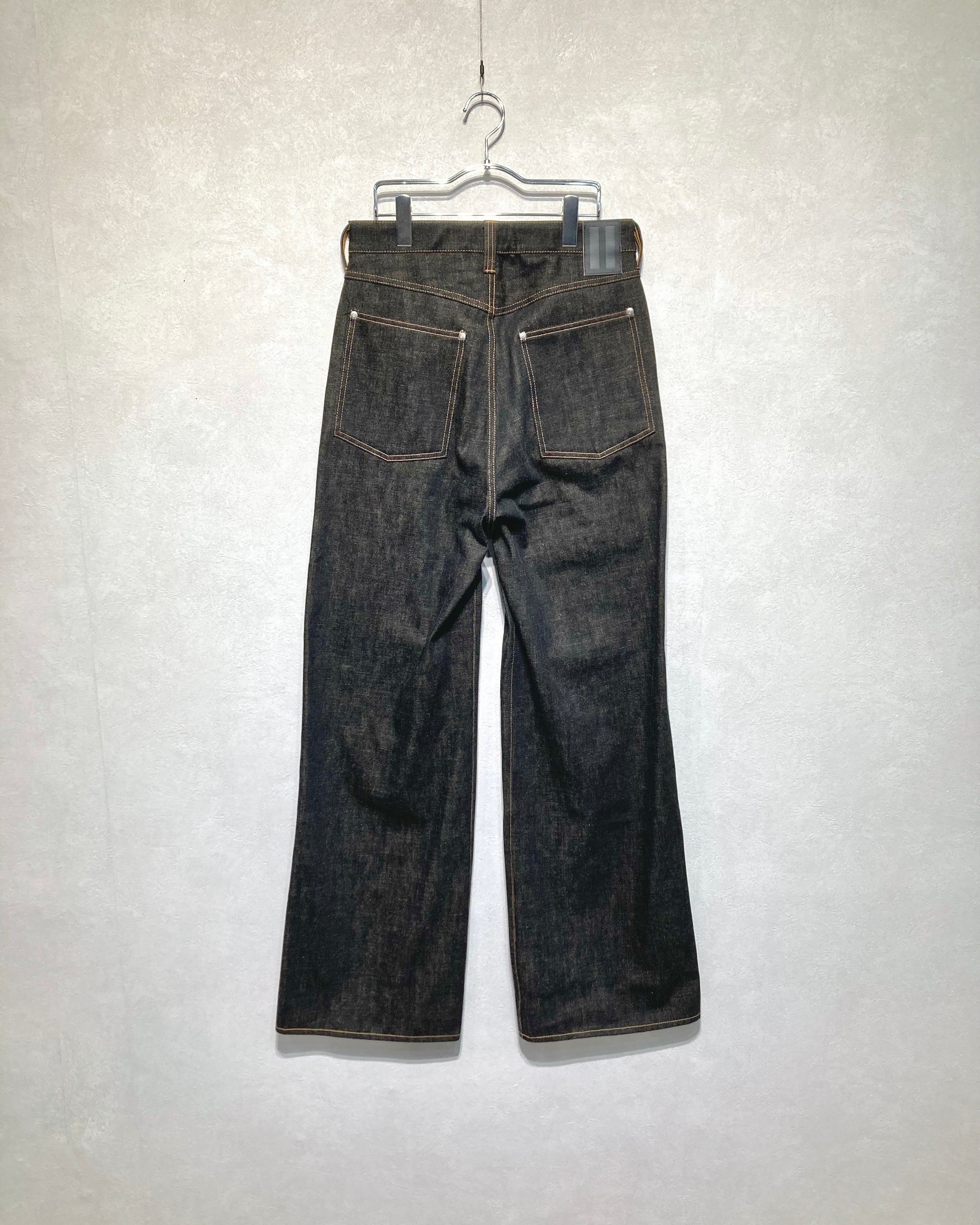 DAISUKE TANABE / COFFEE BLACK DENIM TROUSERS - Black