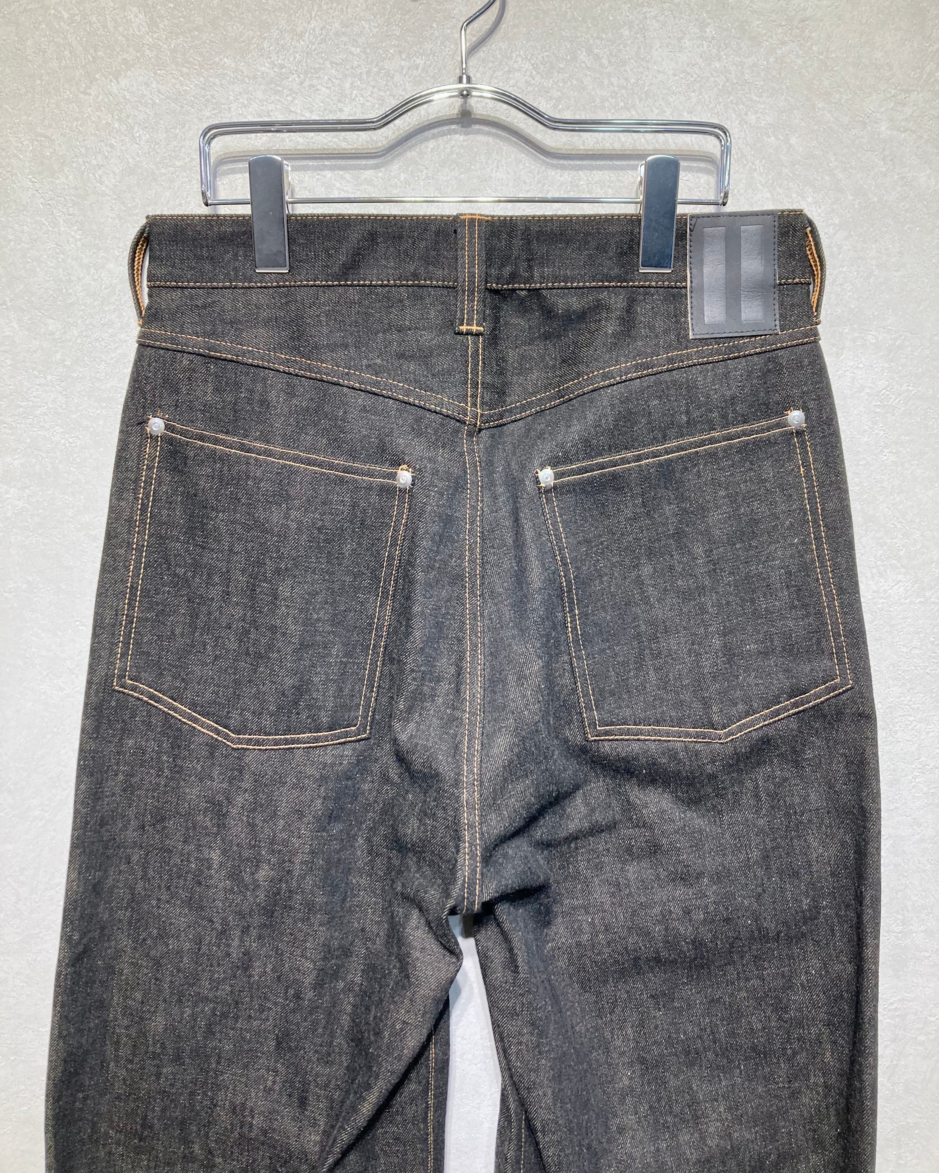 DAISUKE TANABE / COFFEE BLACK DENIM TROUSERS - Black