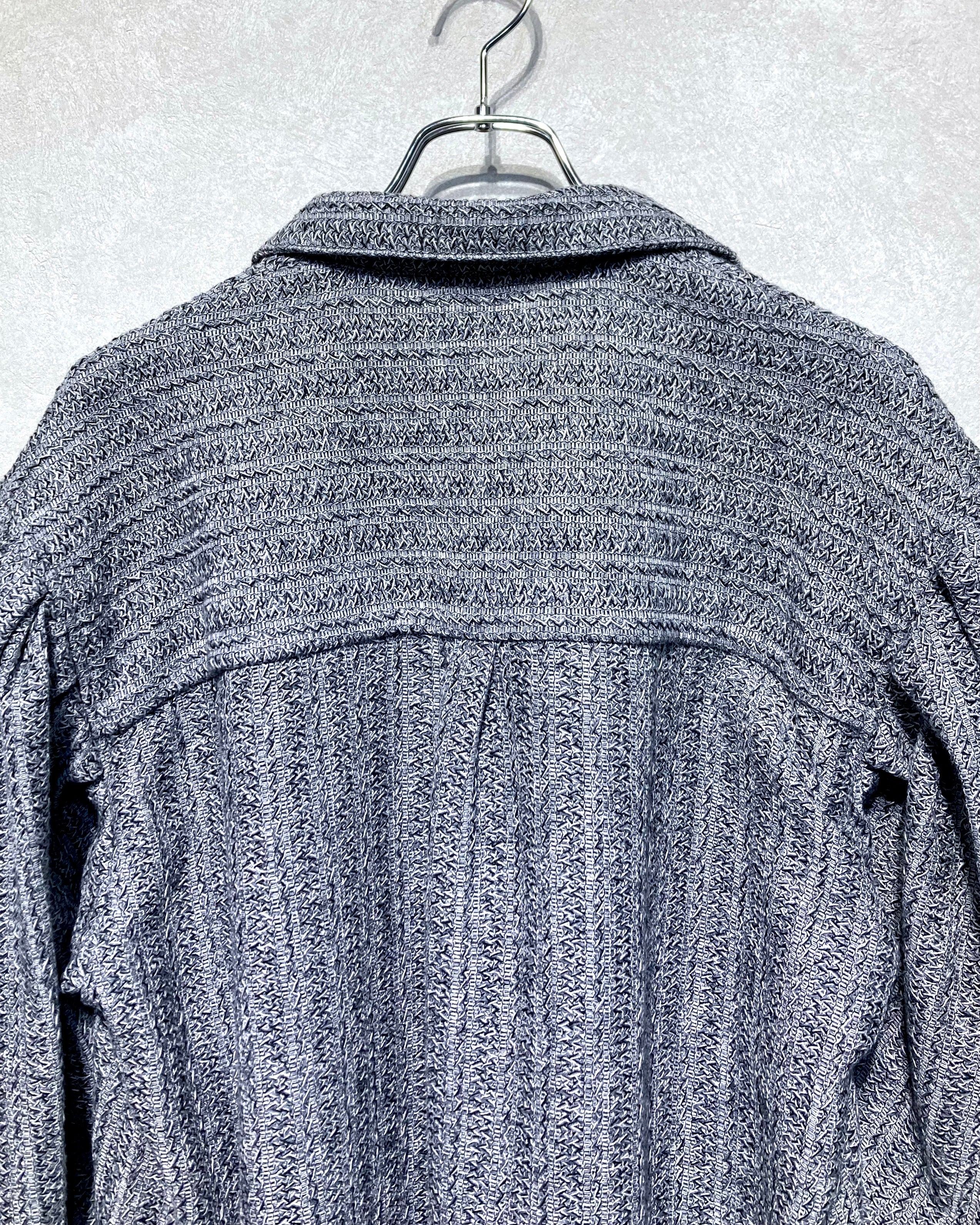 OIRA / DRESS SHIRT - Strangely woven wool