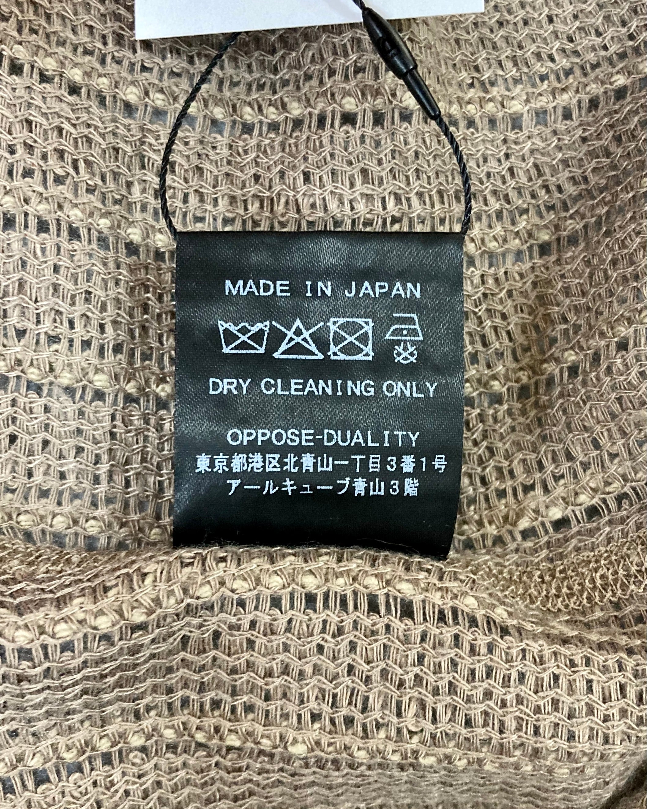 OPPOSE DUALITY / LONG SLEEVE T-SHIRTS WAVE - Beige