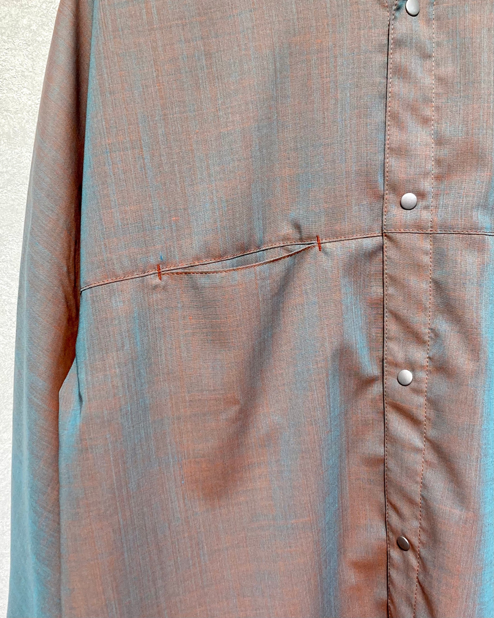 OPPOSE DUALITY / CHAMBRAY MACKINAW SHIRTS - Orange