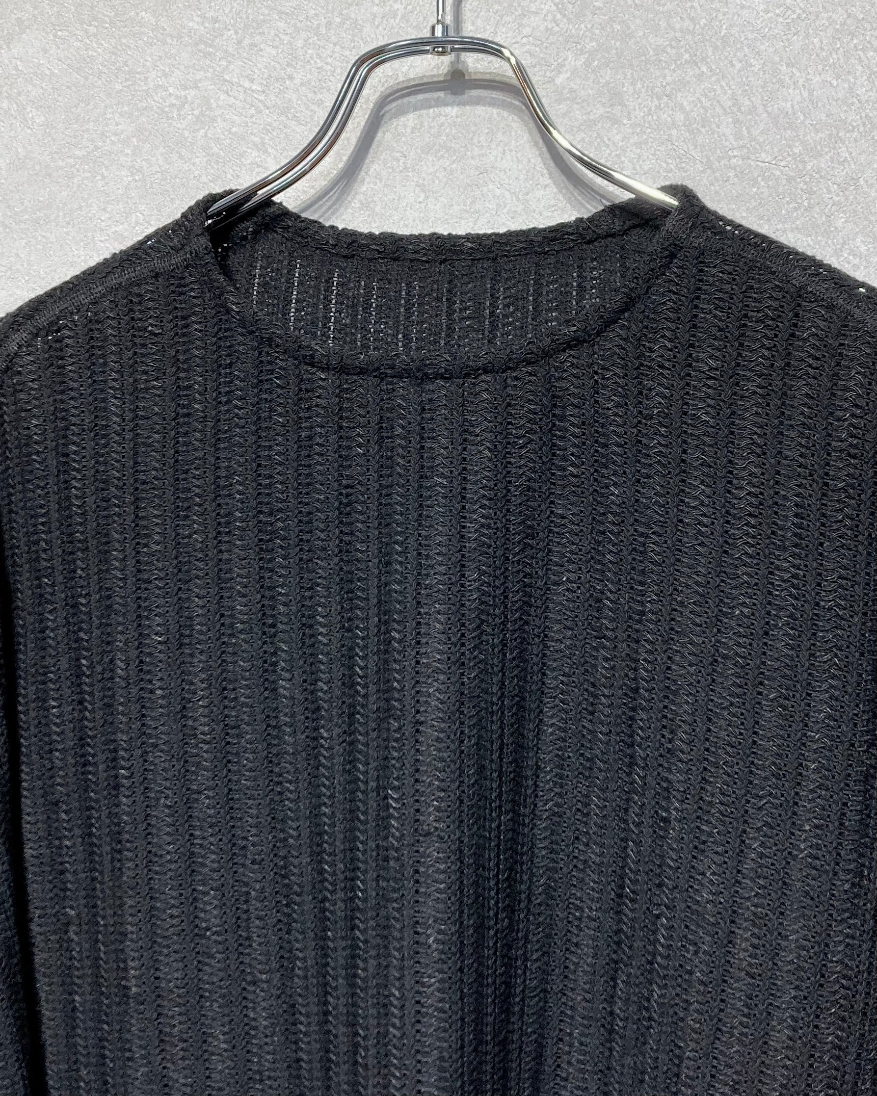 OPPOSE DUALITY / LONG SLEEVE T-SHIRTS WAVE - Black