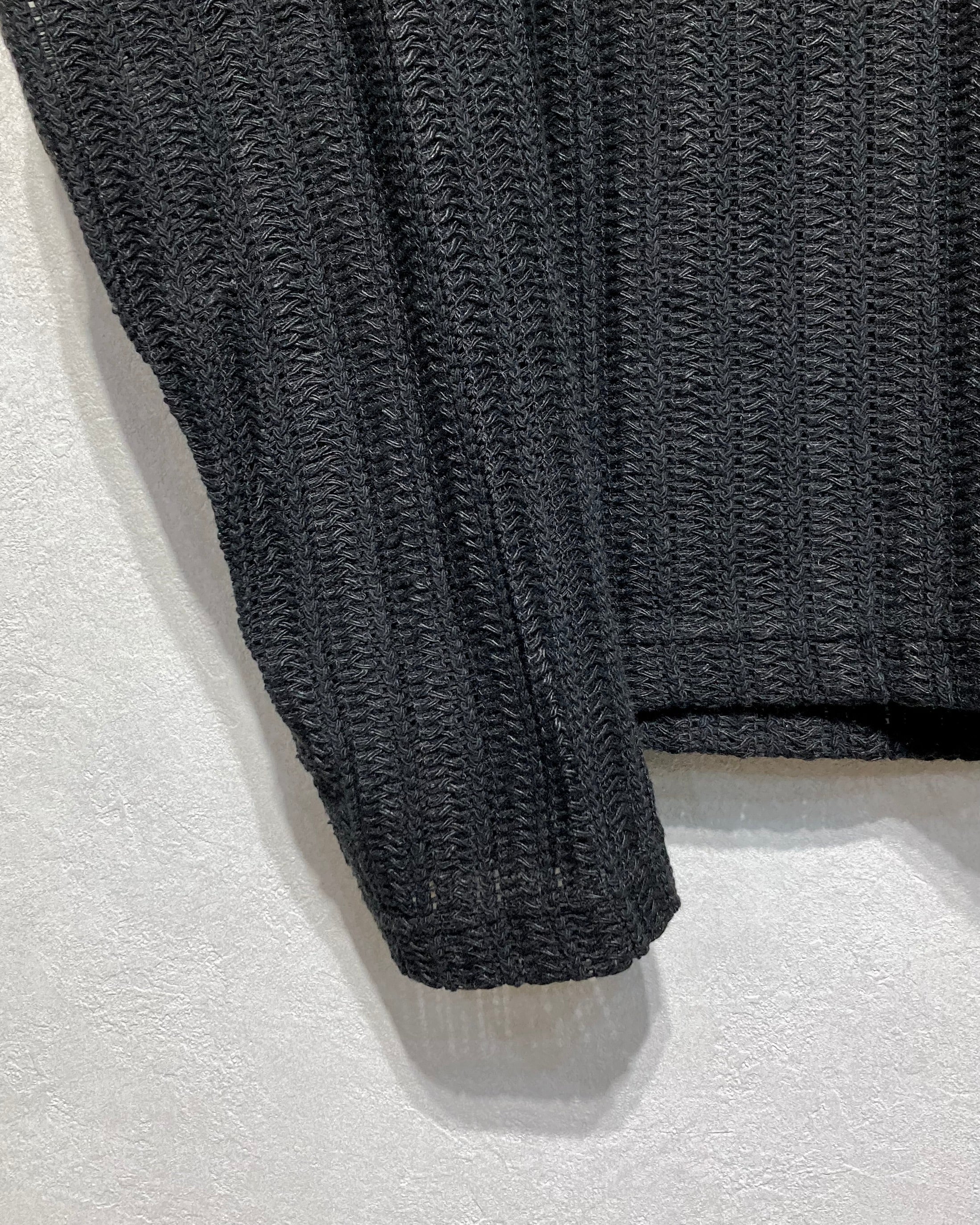 OPPOSE DUALITY / LONG SLEEVE T-SHIRTS WAVE - Black