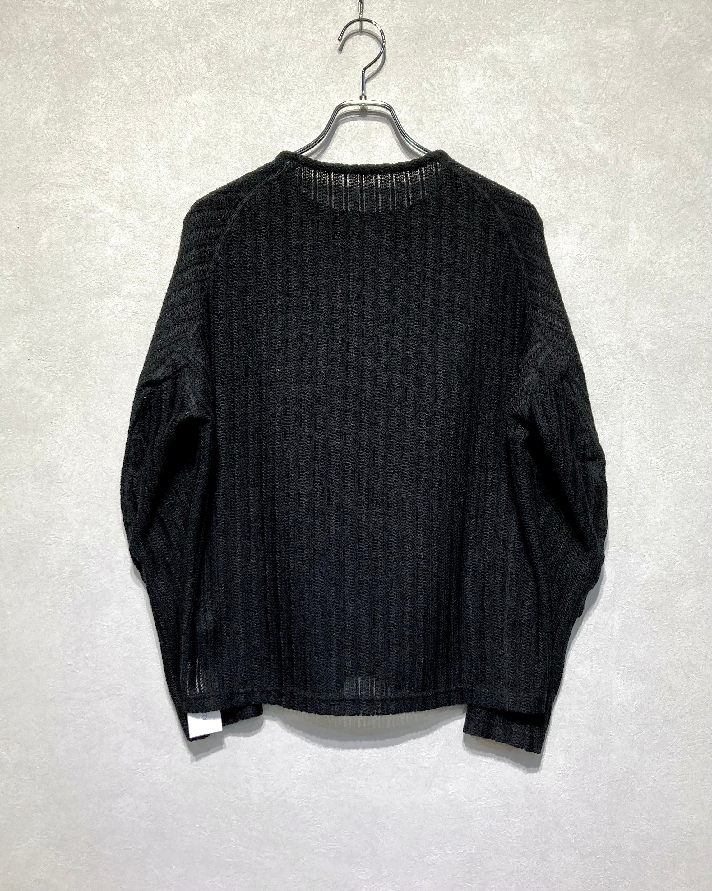 OPPOSE DUALITY / LONG SLEEVE T-SHIRTS WAVE - Black