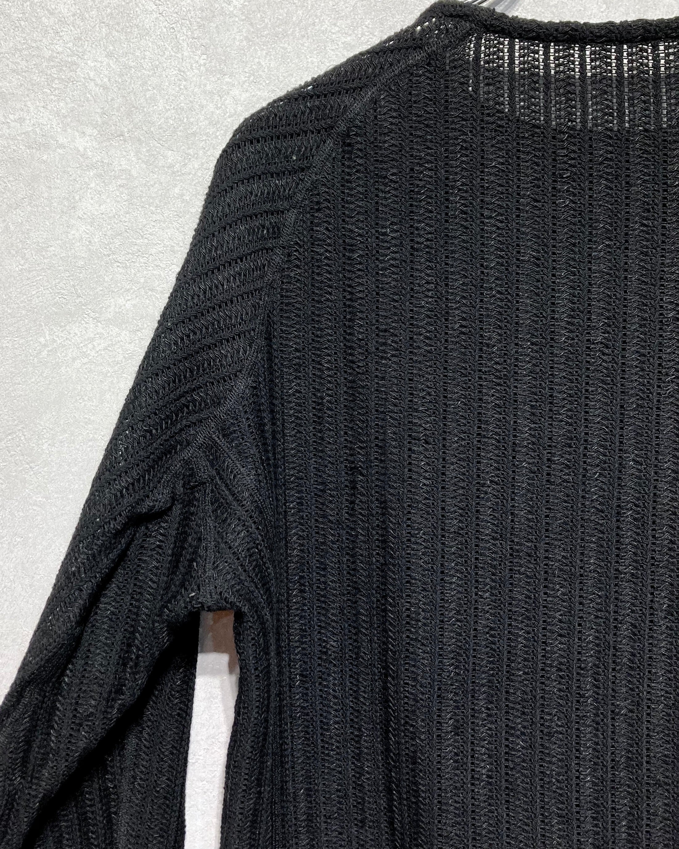 OPPOSE DUALITY / LONG SLEEVE T-SHIRTS WAVE - Black
