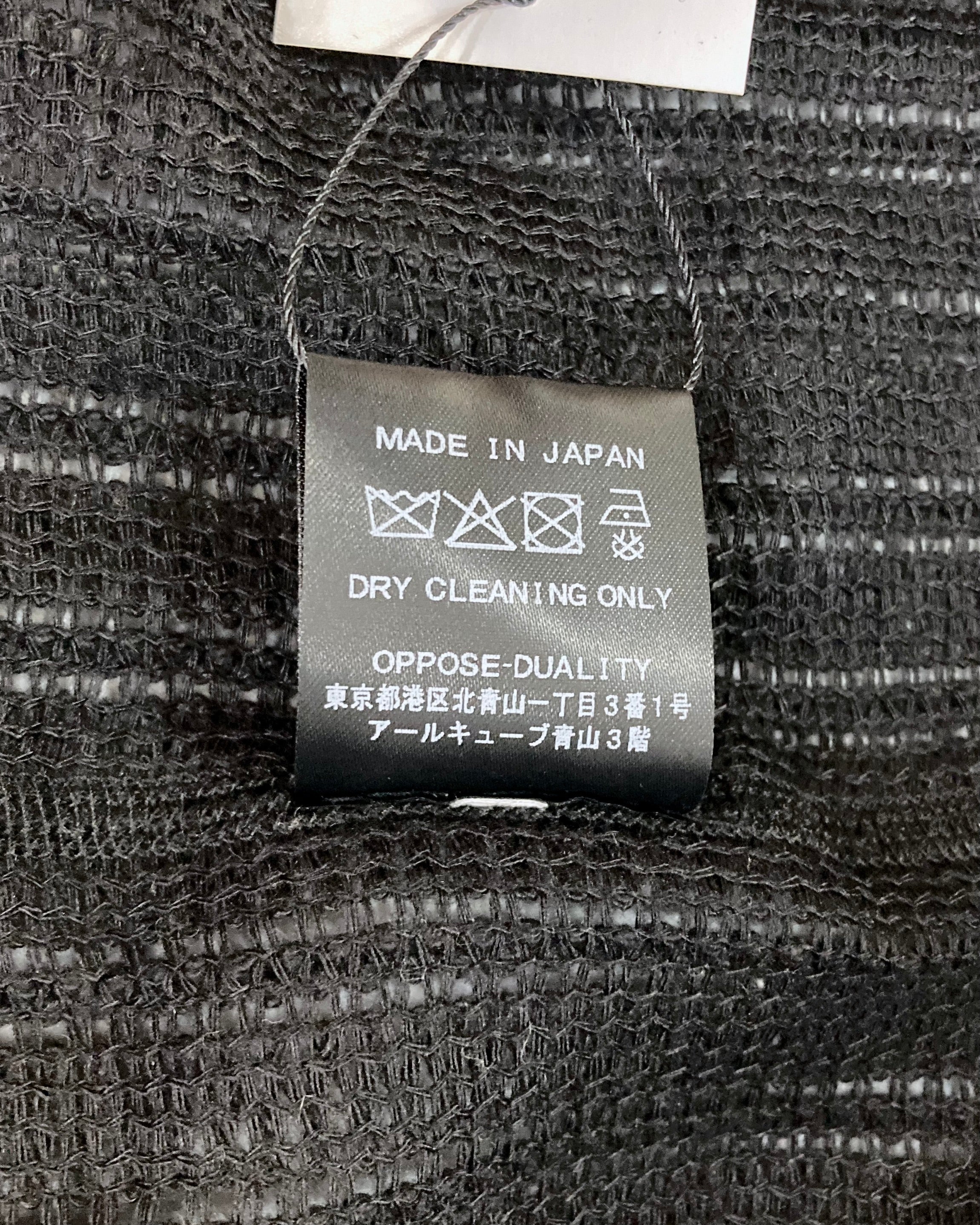 OPPOSE DUALITY / LONG SLEEVE T-SHIRTS WAVE - Black