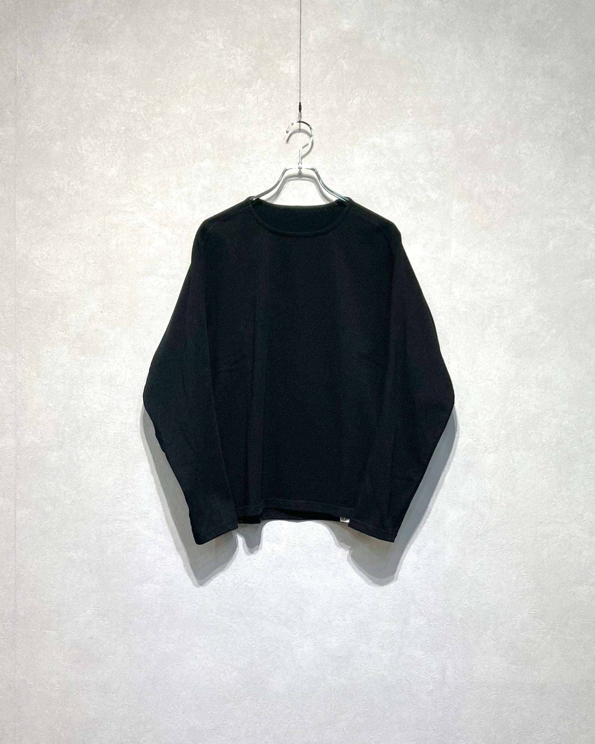 OPPOSE DUALITY / LONG SLEEVE T-SHIRTS COTTON - Black