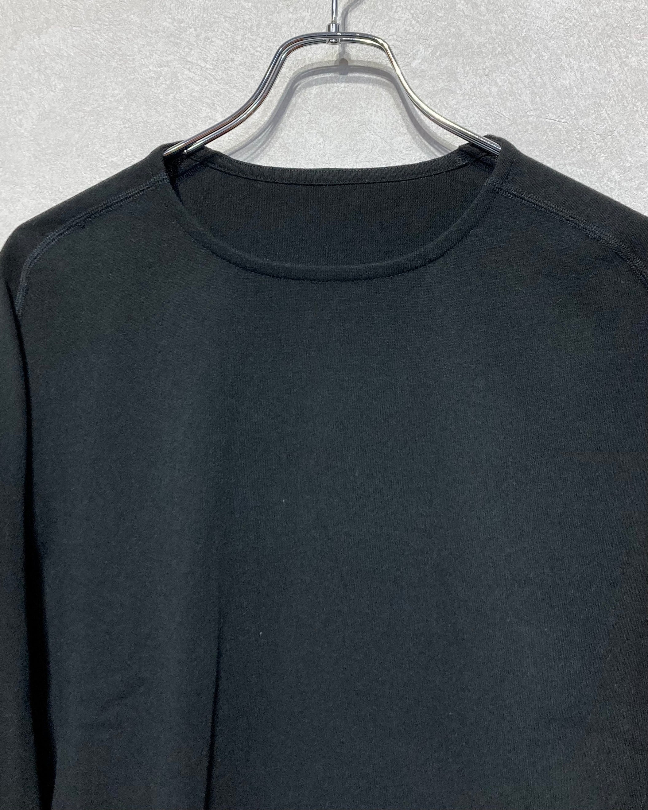 OPPOSE DUALITY / LONG SLEEVE T-SHIRTS COTTON - Black