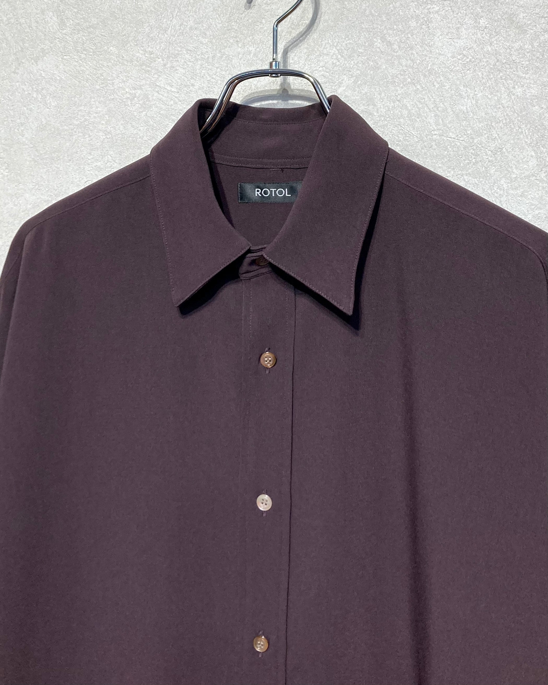 ROTOL / FLUID WIDE SHIRT - Brown