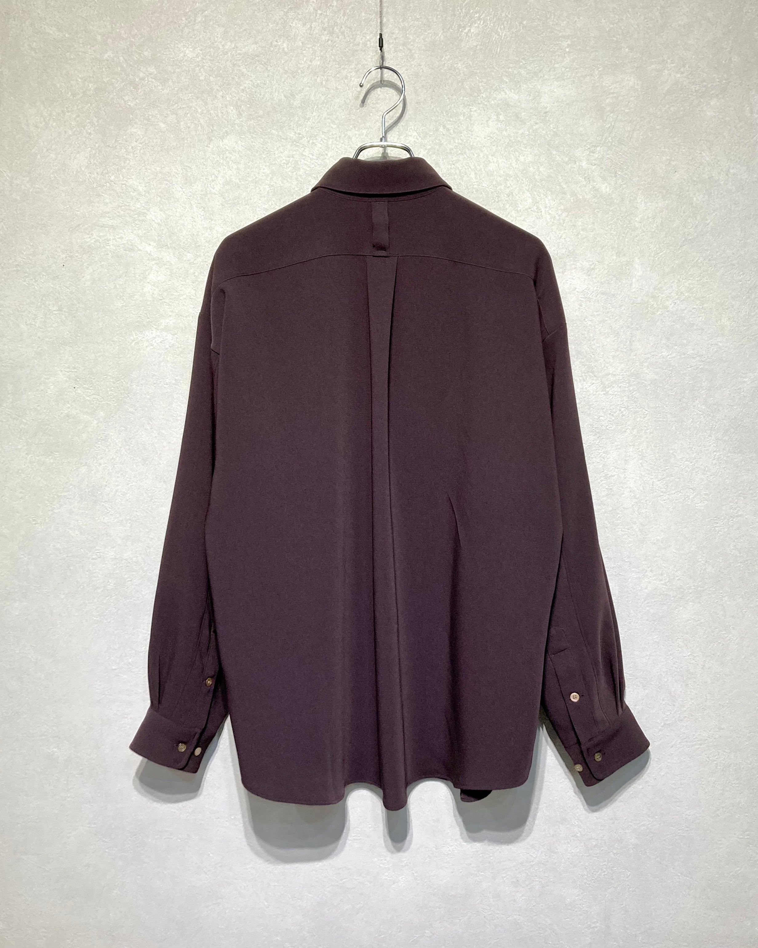 ROTOL / FLUID WIDE SHIRT - Brown
