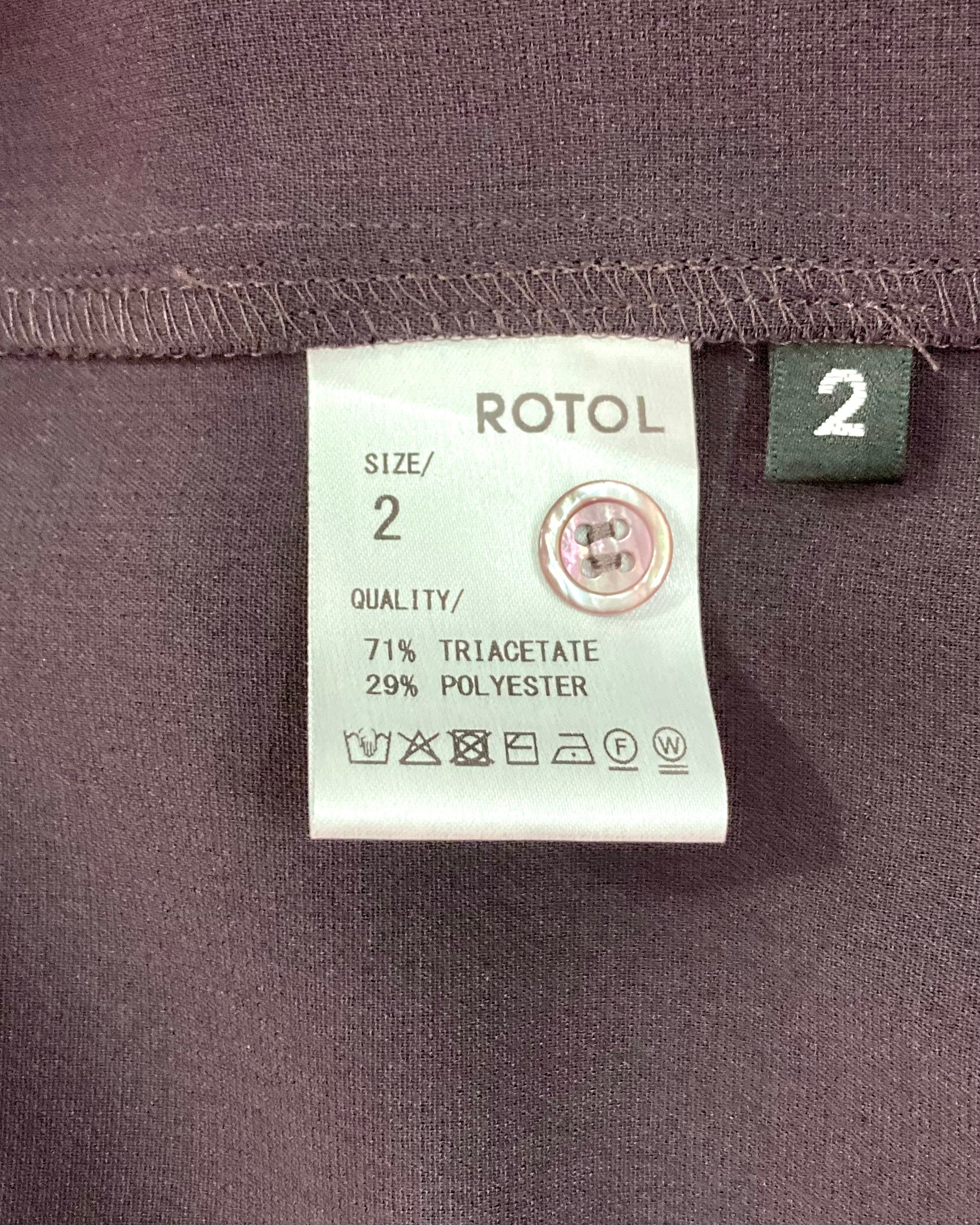 ROTOL / FLUID WIDE SHIRT - Brown