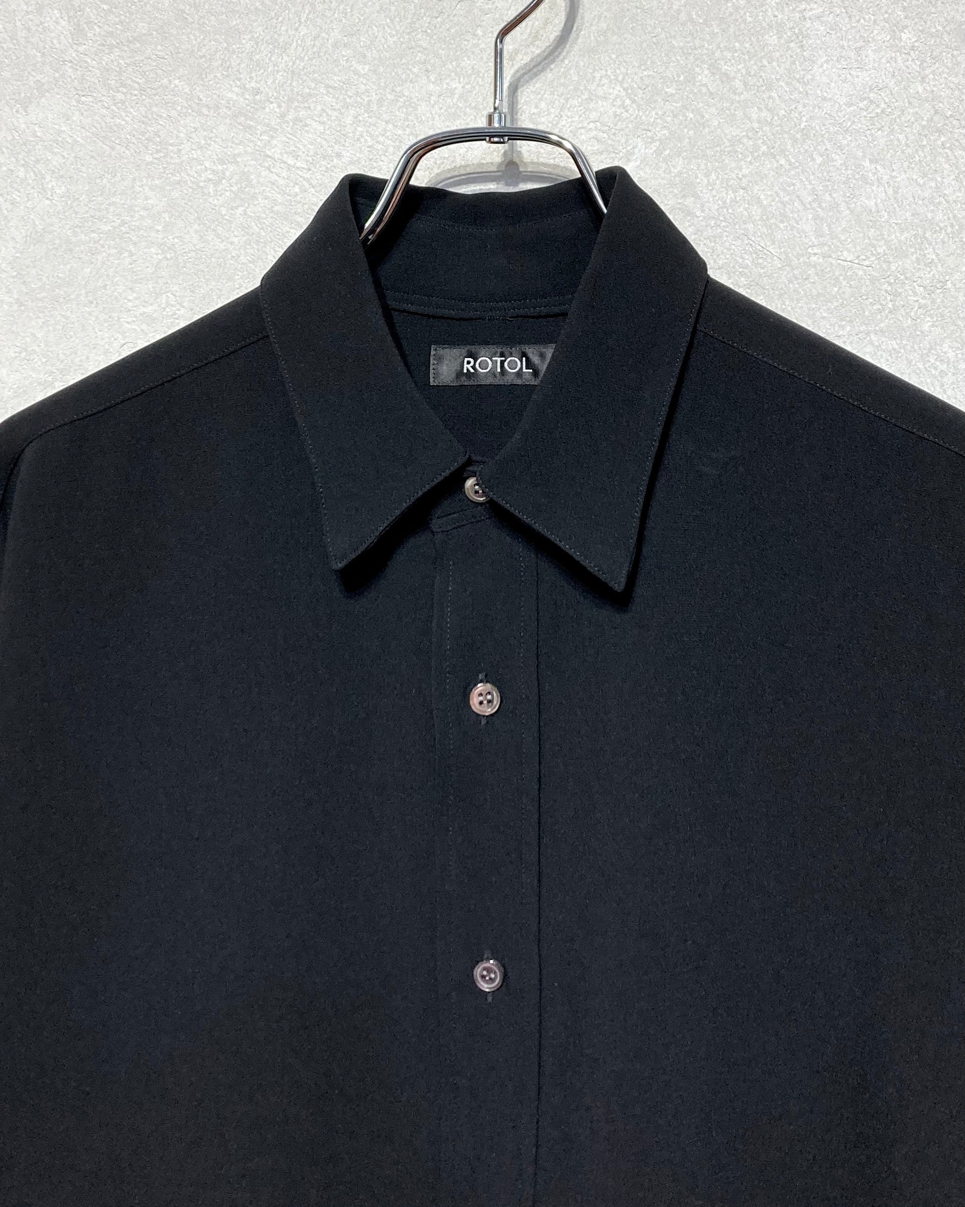 ROTOL / FLUID WIDE SHIRT - Black