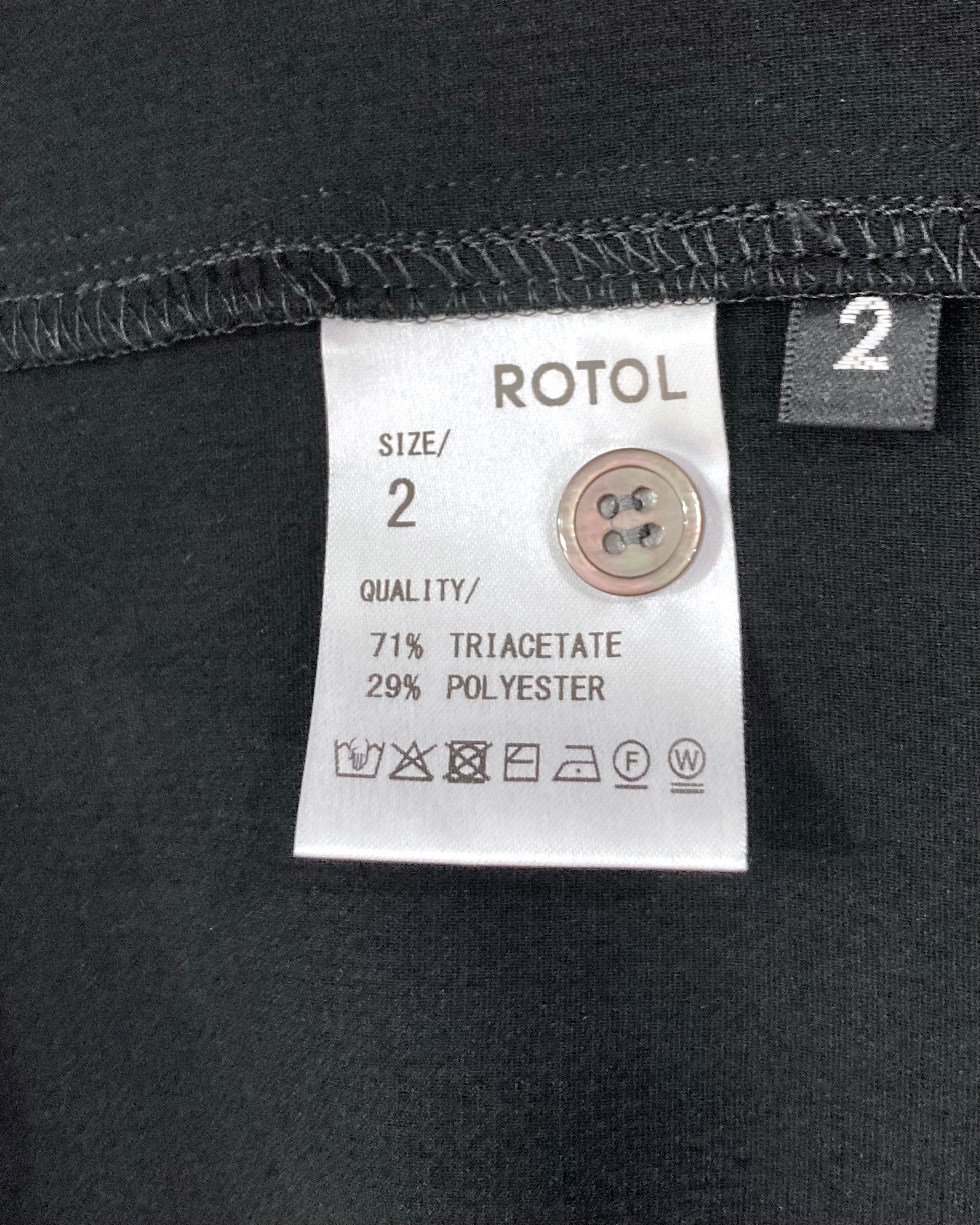 ROTOL / FLUID WIDE SHIRT - Black