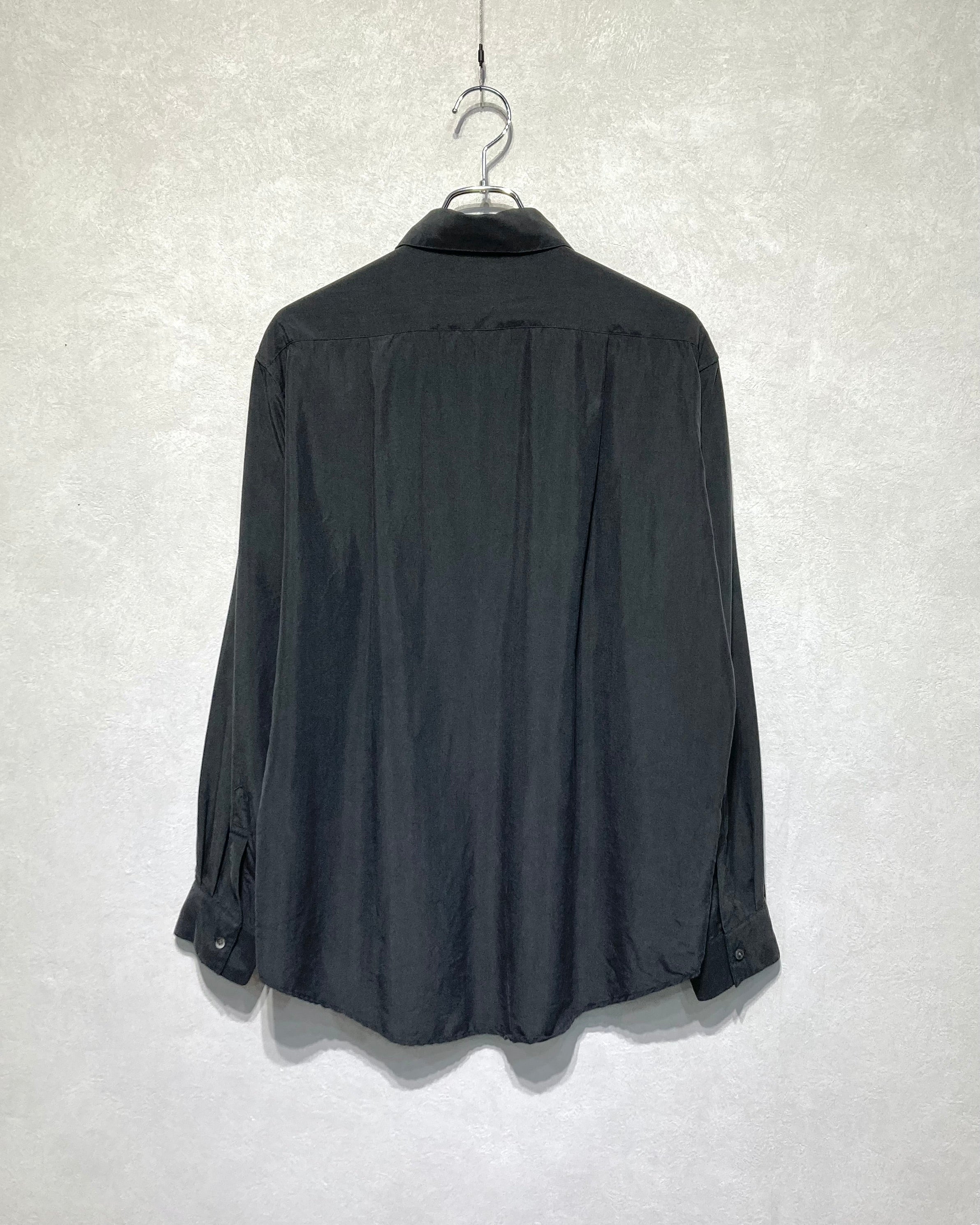 ISSUETHINGS / TYPE102/Shirt/Silk - Black
