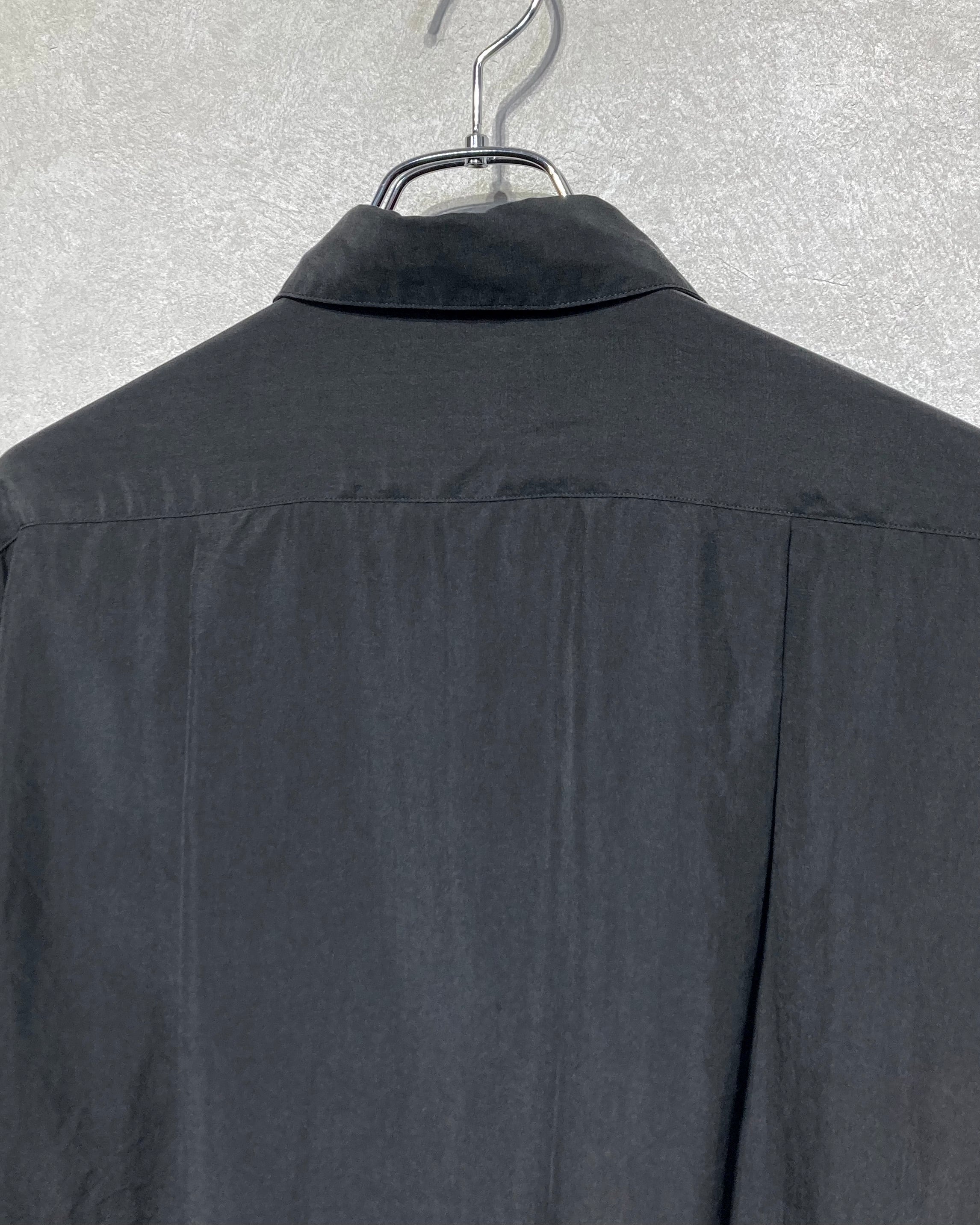 ISSUETHINGS / TYPE102/Shirt/Silk - Black