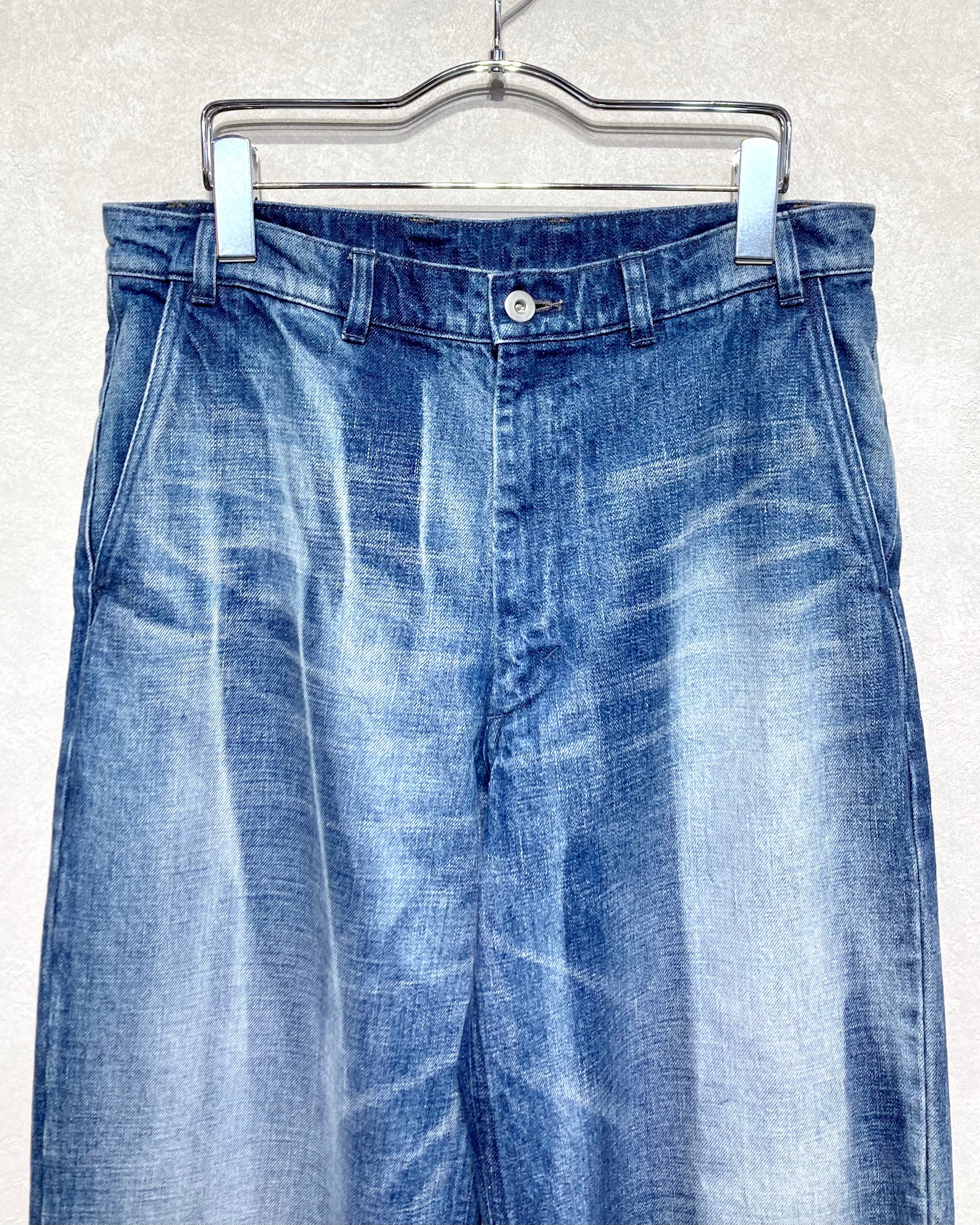 ISSUETHINGS / TYPE104/Pants/Faded denim3 - Blue