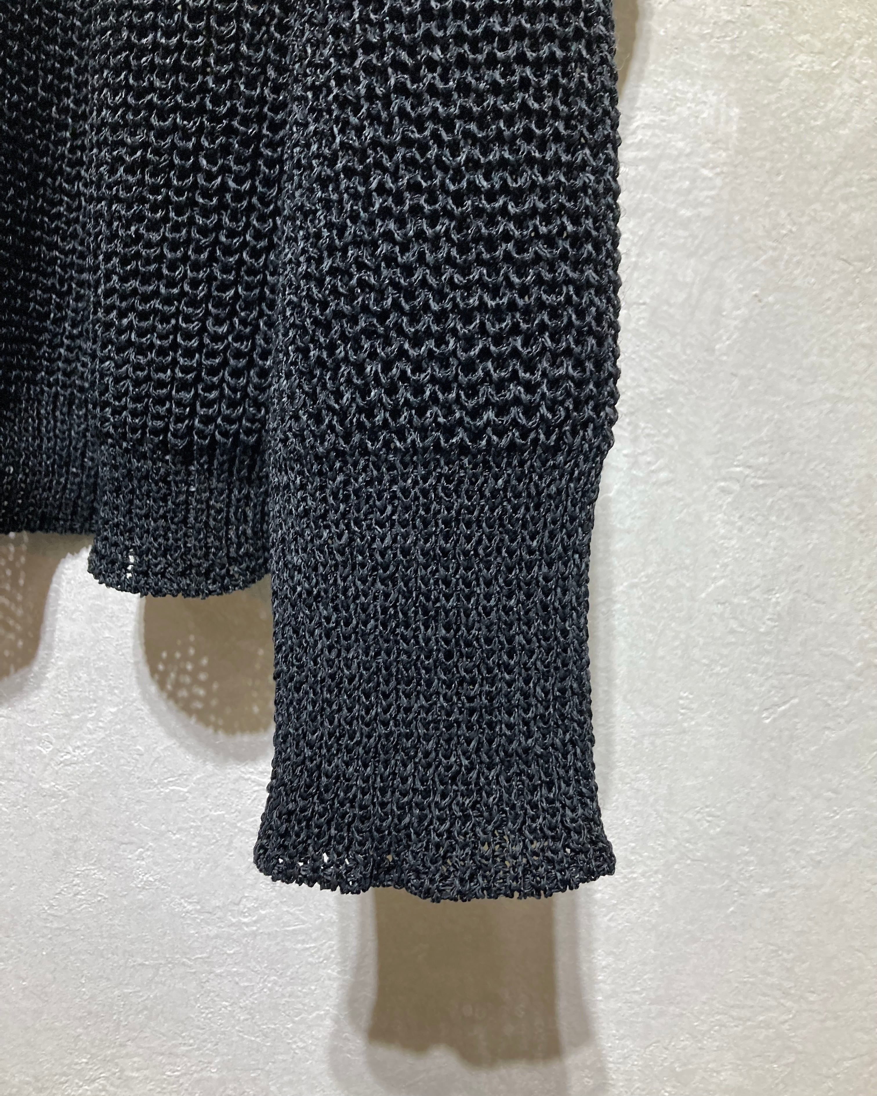 OIRA / WASHI CARDIGAN - Black red