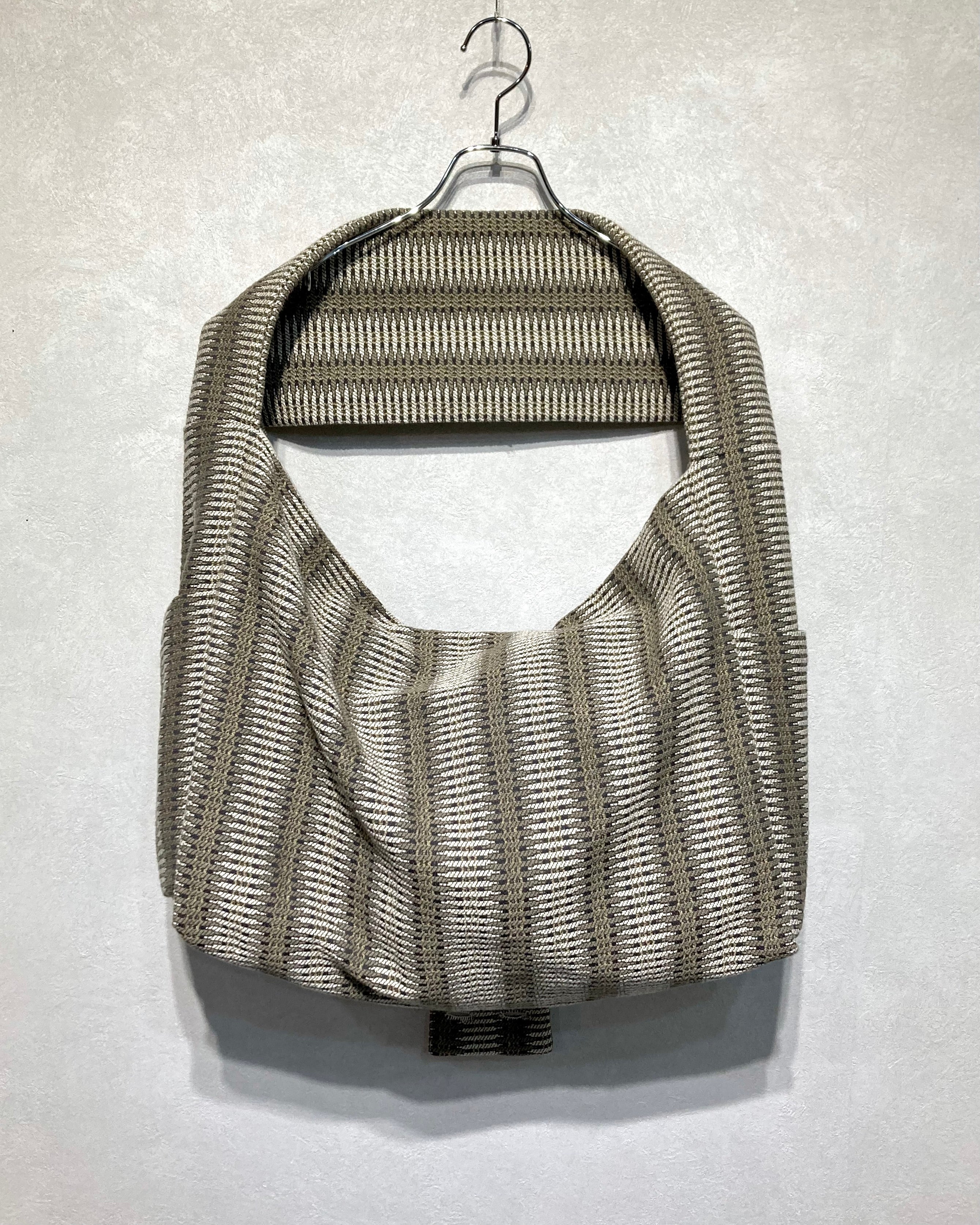 OIRA / REVERSIBLE BAG - All-over pattern beige