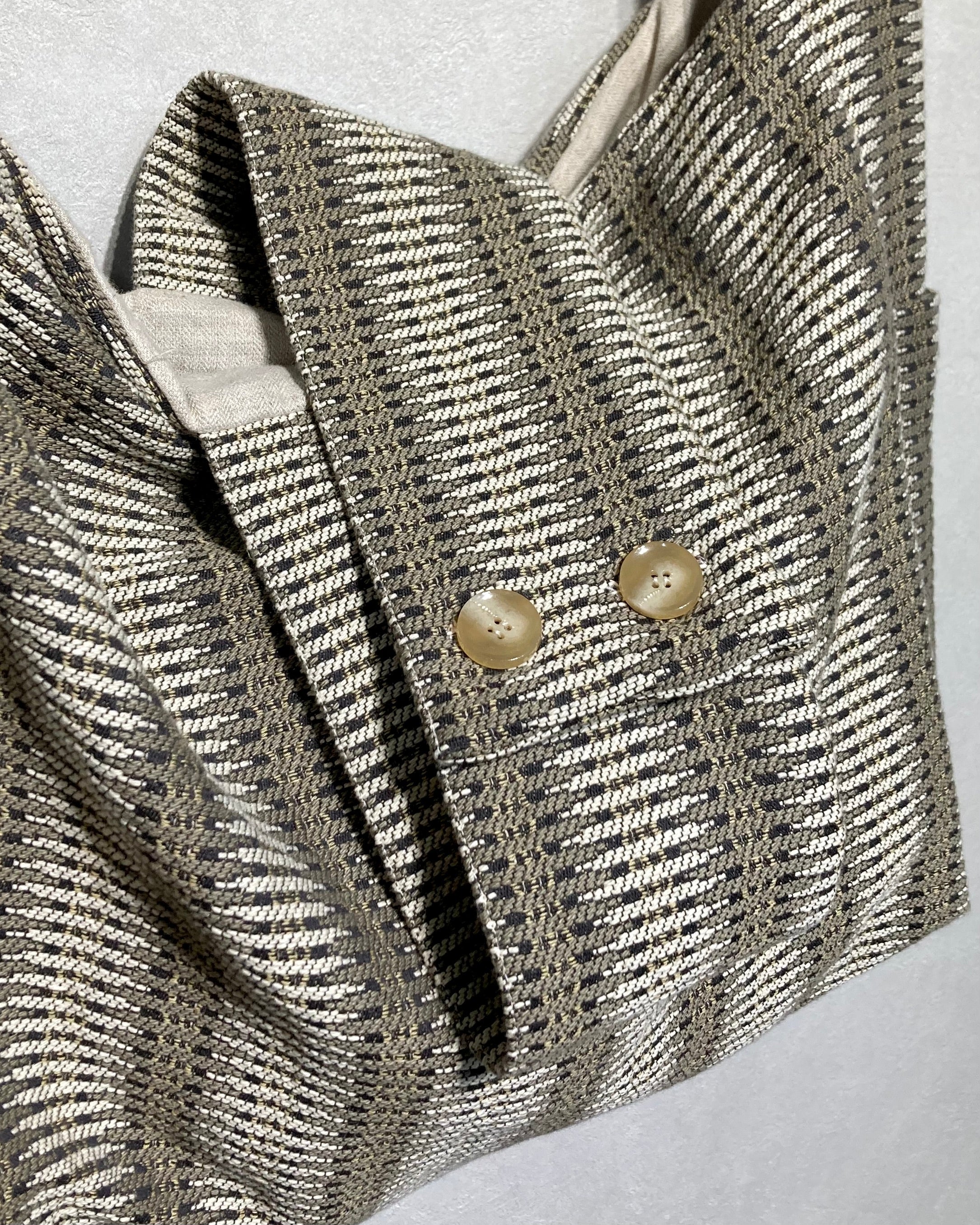 OIRA / REVERSIBLE BAG - All-over pattern beige