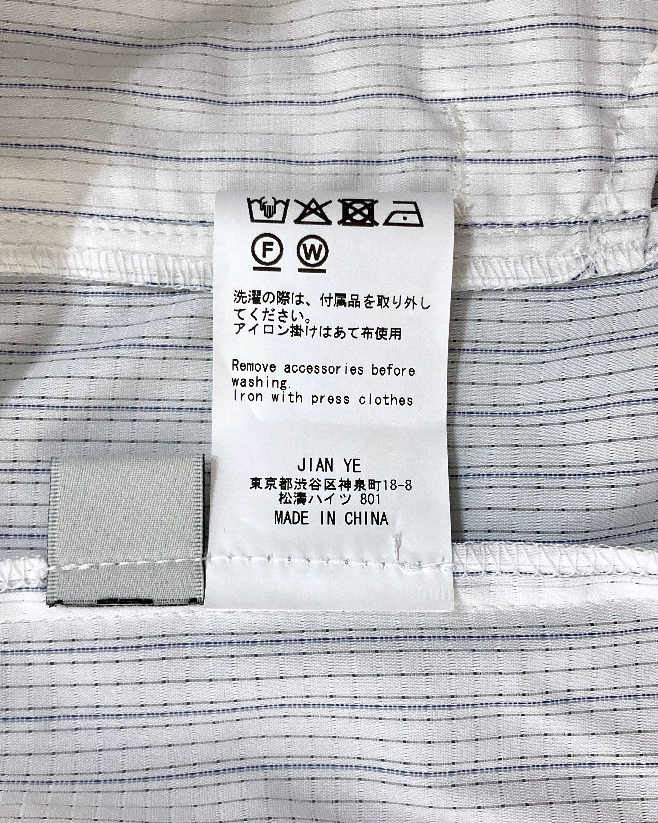 JIAN YE / BASIC UNIT 05 - White stripe