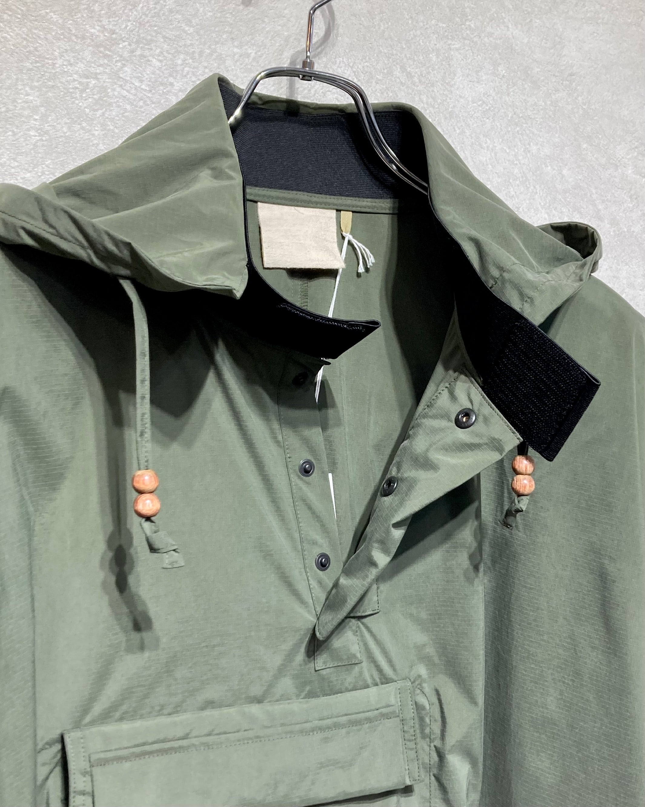 JIAN YE / FANG ANORACK HOOD(WATER PLOOF) - OLIVE